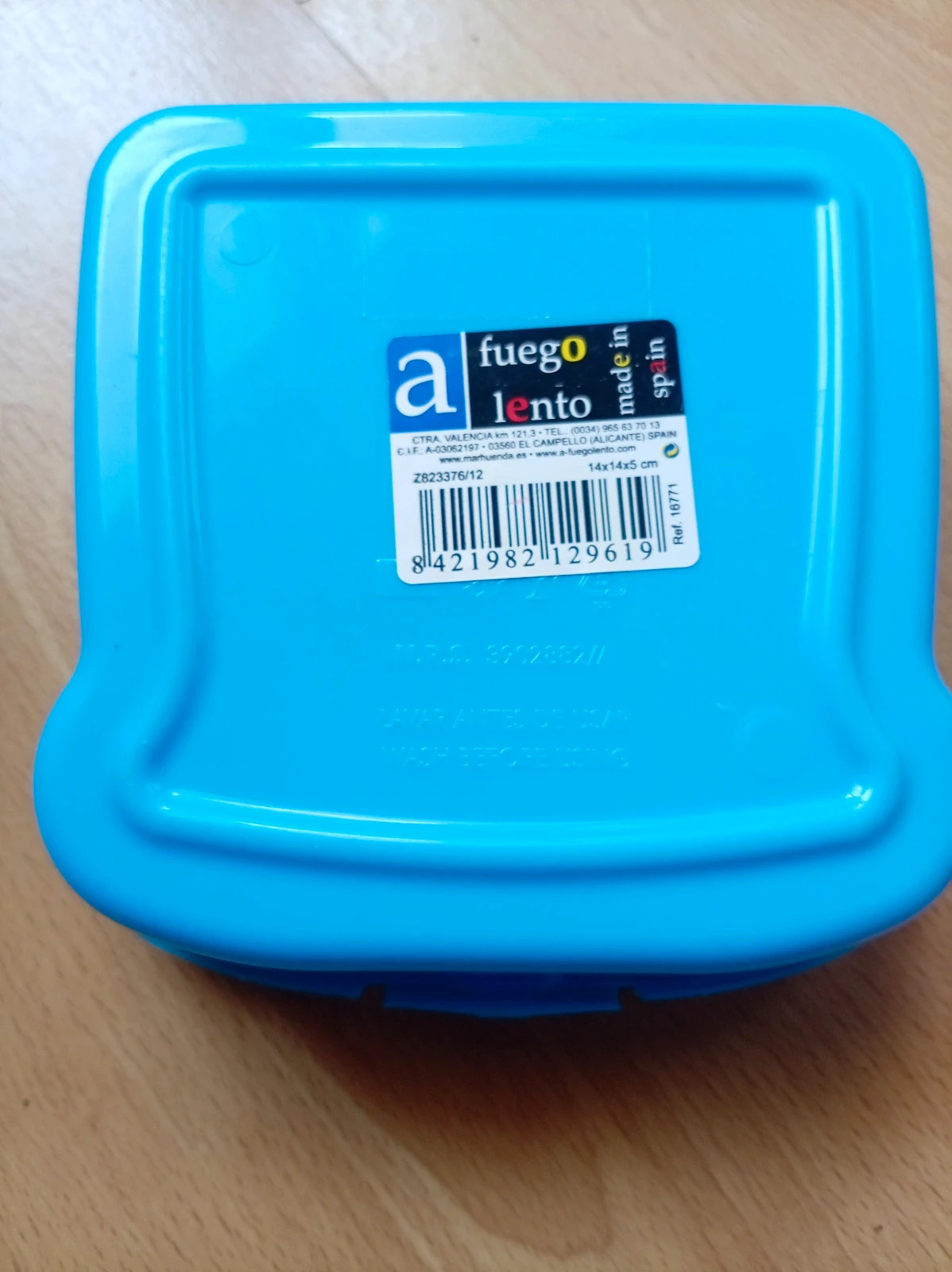 Sándwichera Portameriendas azul Sandwich Take Away – Fuego lento 4