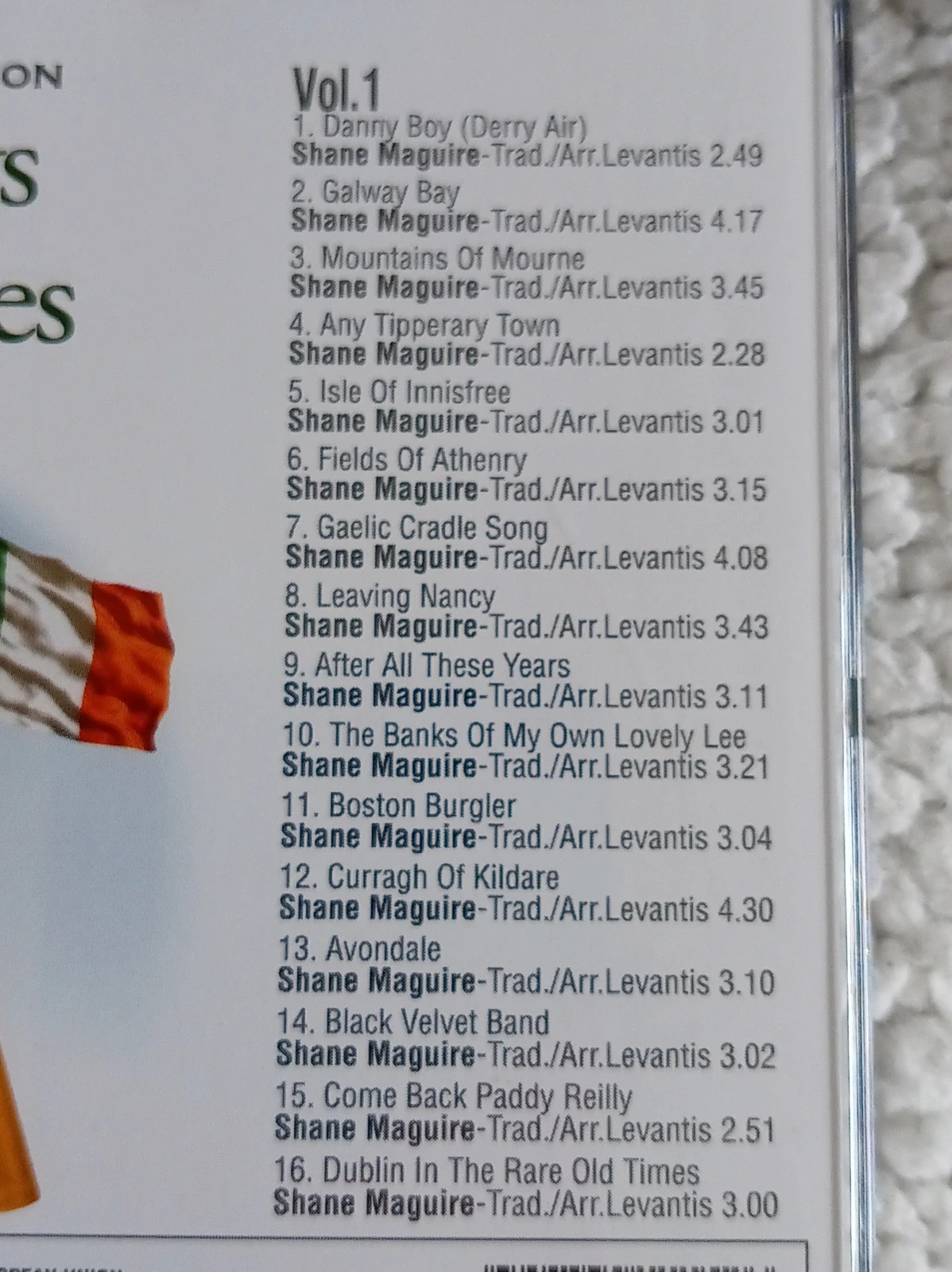 Pack musica Irlanda folklore irish favourites panpipe plays 2 cd set vintage 2008 4