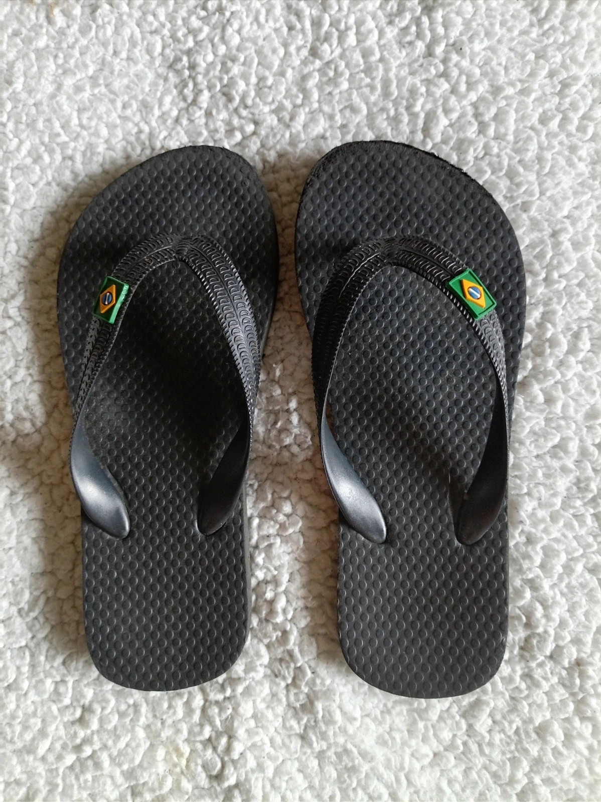Chanclas negras Havaianas Brasil flip flops size 28 tongs black – Havaianas – taille 28 5
