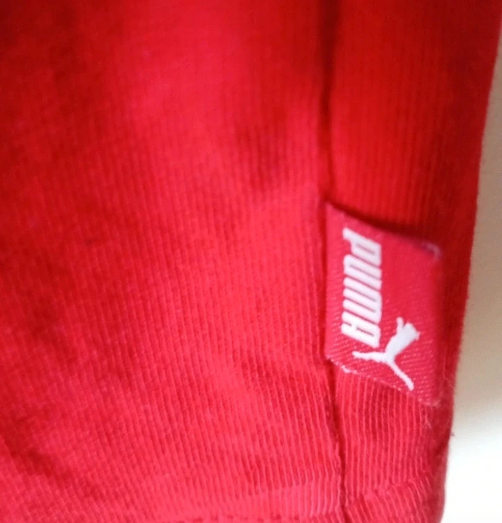 Camiseta Puma roja big logo red t-shirt Vintage M – Puma – taille M 5
