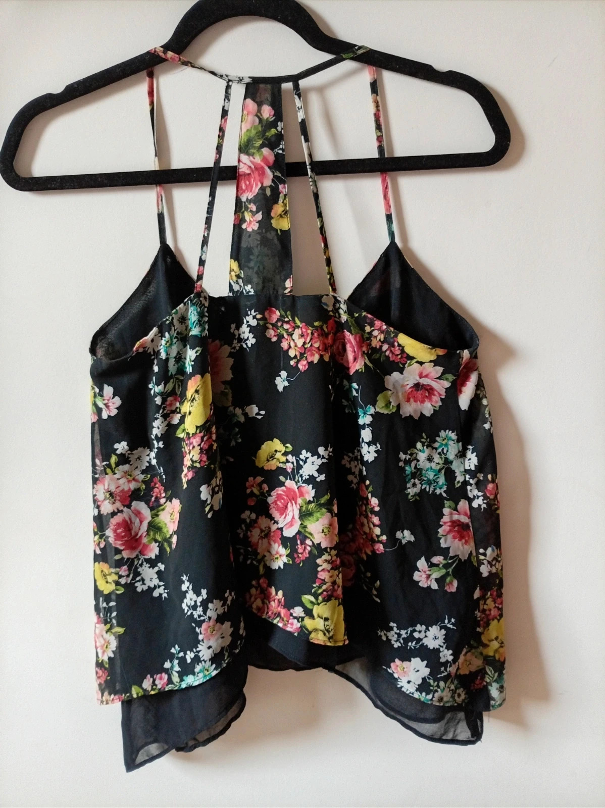 Top Bershka floral print talla M L summer camisola blouse – Bershka – taille M / 38 / 10 2