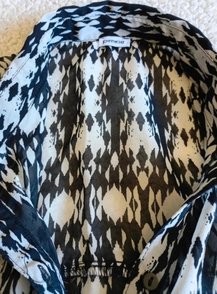 Pimkie Geometric Sleeveless blouse blusa Gótica Boho geométrica S – Pimkie – taille S / 36 / 8 3