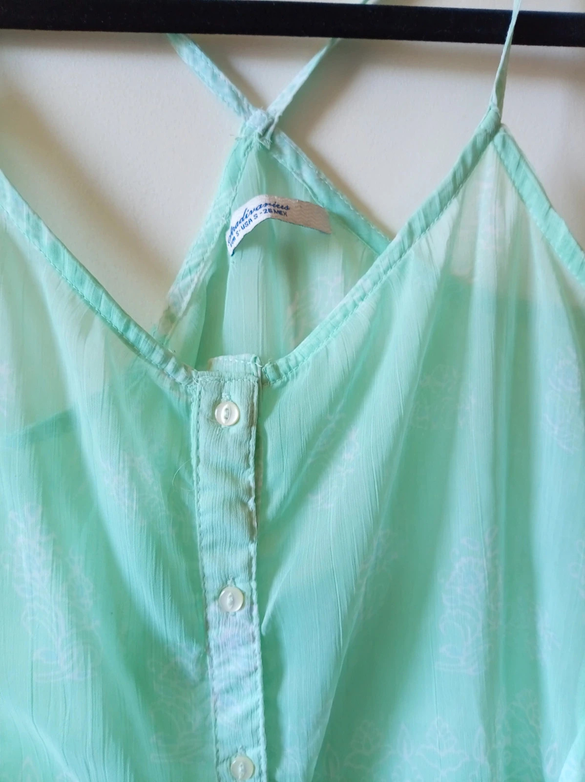 Top Stradivarius S mint verde tirantes boho chic blusa – Stradivarius – taille S / 36 / 8 2