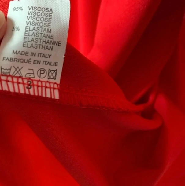 Blazer Cardigan red Jacket veste rouge Made in Italy talla M L – Italia – taille L / 40 / 12 4