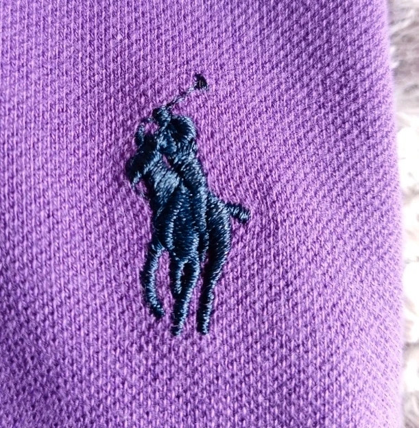 Polo Ralph Lauren morado Vintage Men's Purple classic polo M – Ralph Lauren – taille M 3