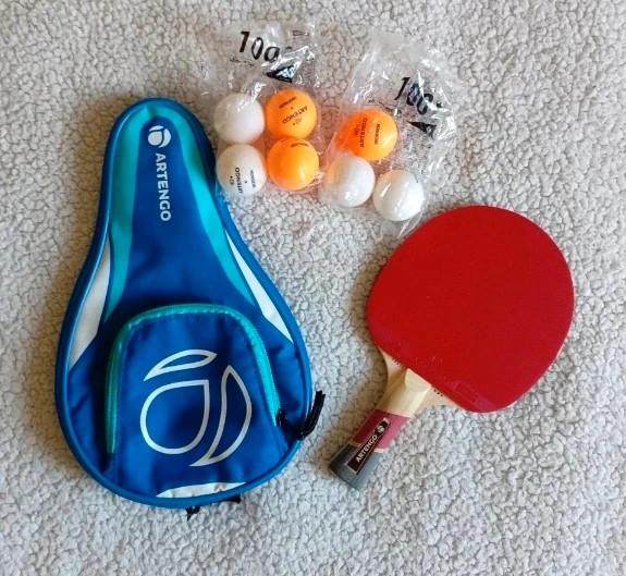 Set Raqueta Ping Pong Artengo TTR130 3 más Funda Case table Tennis talla unica