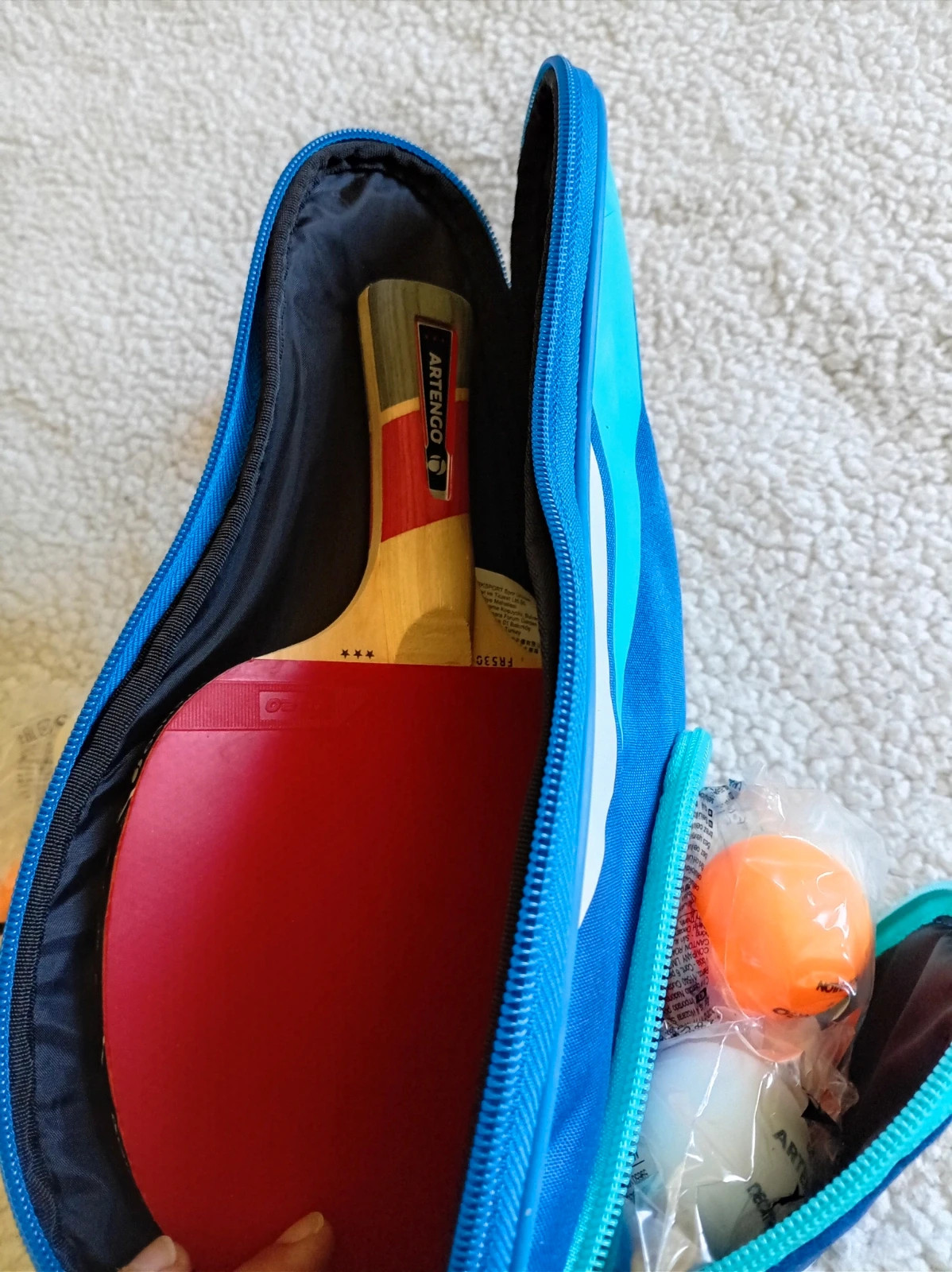 Set Raqueta Ping Pong Artengo TTR130 3 más Funda Case table Tennis talla unica – Artengo 2