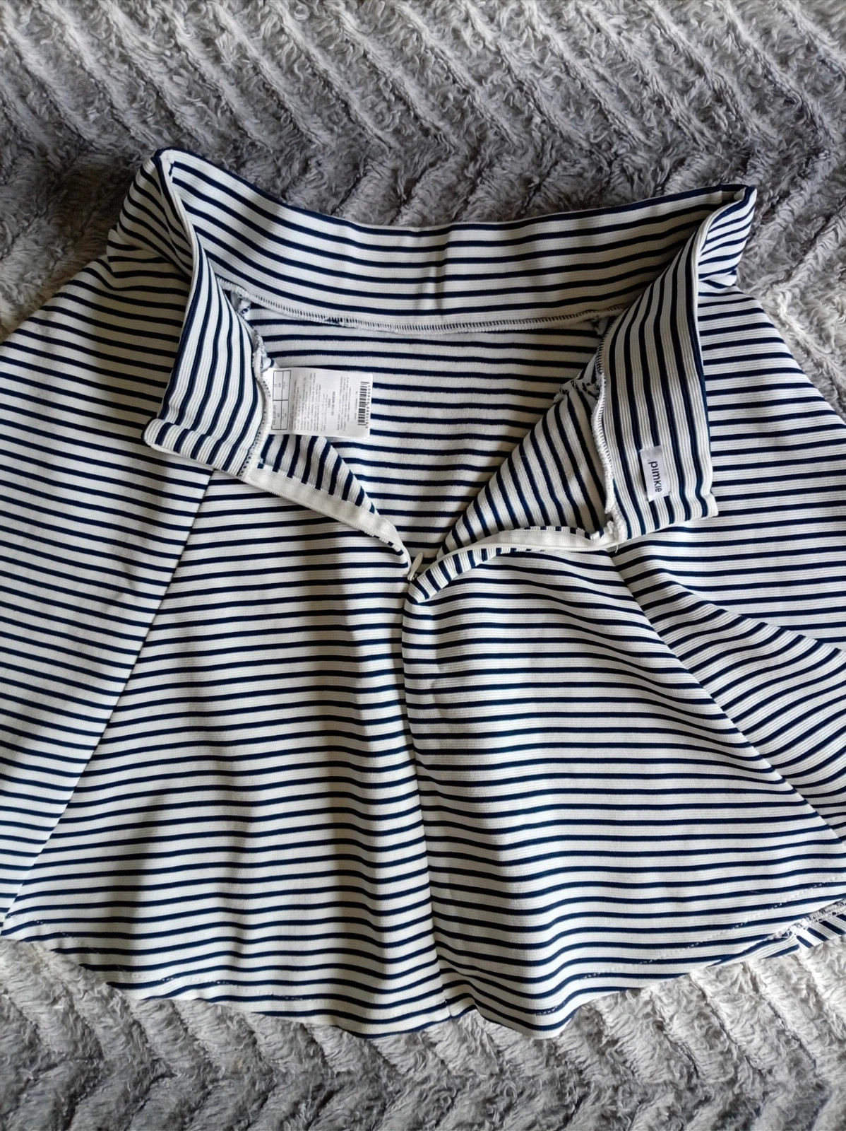 Falda skater rayas marineras Striped mini skirt Pimkie M Talla 38 – Pinkie – taille M / 38 / 10 2