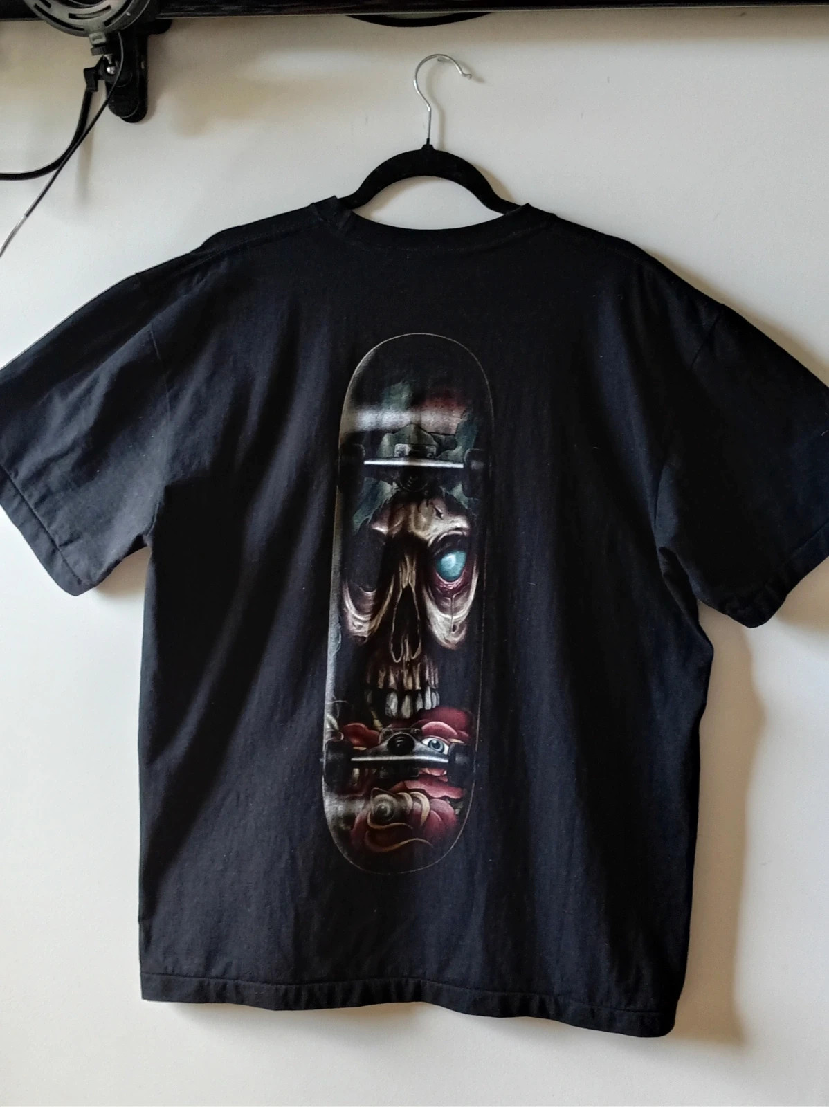 Camiseta Vintage Rock Eagle Skater Skull T-Shirt XL 46-48 Black – Rock Eagle – taille XL 2