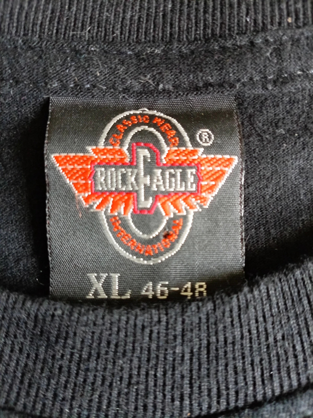 Camiseta Vintage Rock Eagle Skater Skull T-Shirt XL 46-48 Black – Rock Eagle – taille XL 3