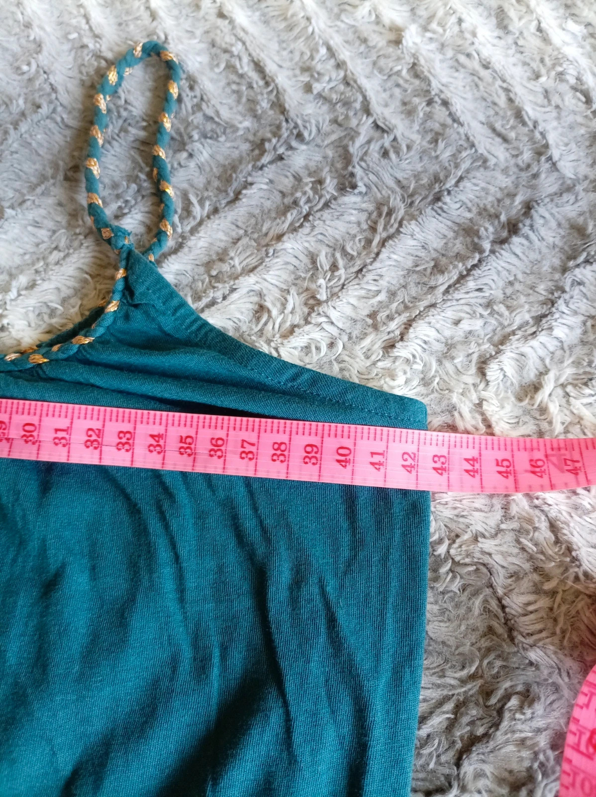 Top tiffany azul verde chic turquesa dorado tranza d'or Talla/Taille S Inextenso – In Extenso – taille S / 36 / 8 5