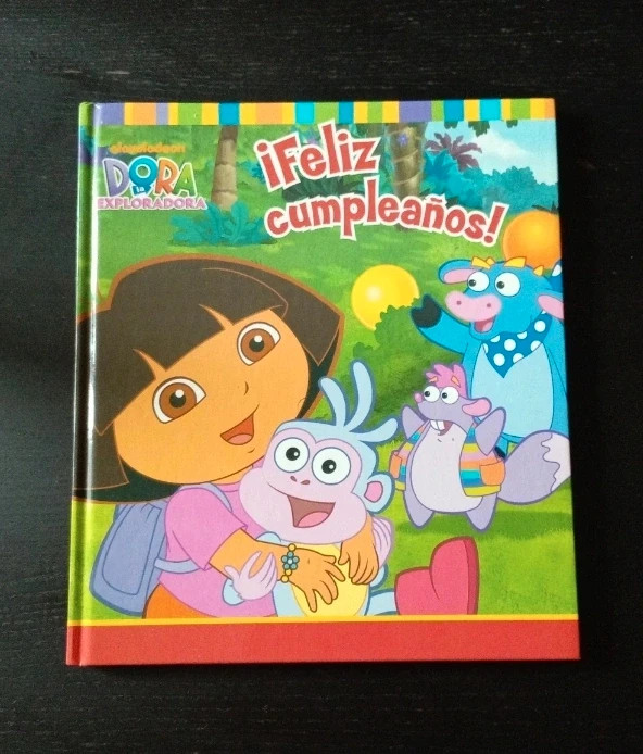 Libro infantil Feliz cumpleaños Dora la Exploradora