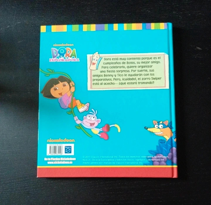 Libro infantil Feliz cumpleaños Dora la Exploradora 2