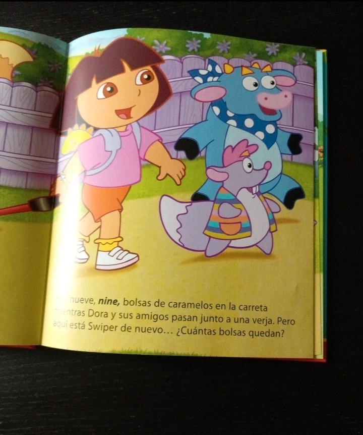 Libro infantil Feliz cumpleaños Dora la Exploradora 3