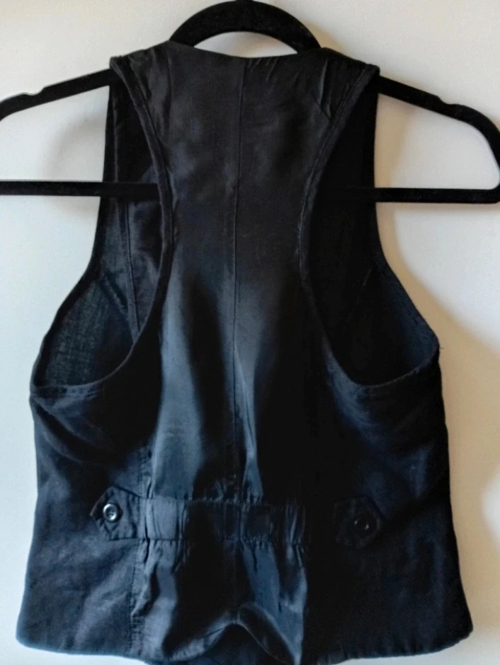 Chaleco negro Bershka Tailored Vest M Chic Goblincore Cute – Bershka – taille M / 38 / 10 2