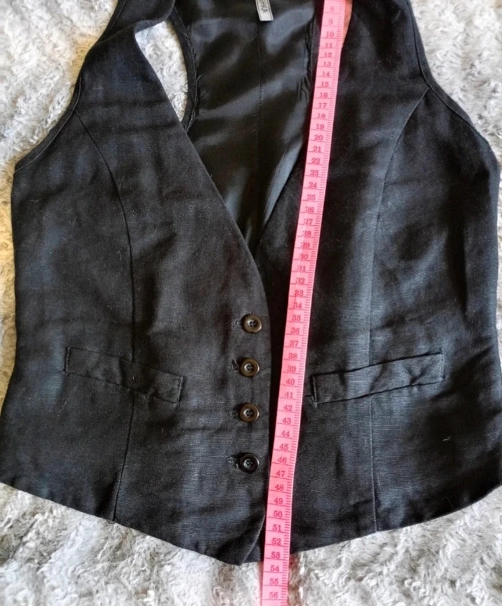 Chaleco negro Bershka Tailored Vest M Chic Goblincore Cute – Bershka – taille M / 38 / 10 5
