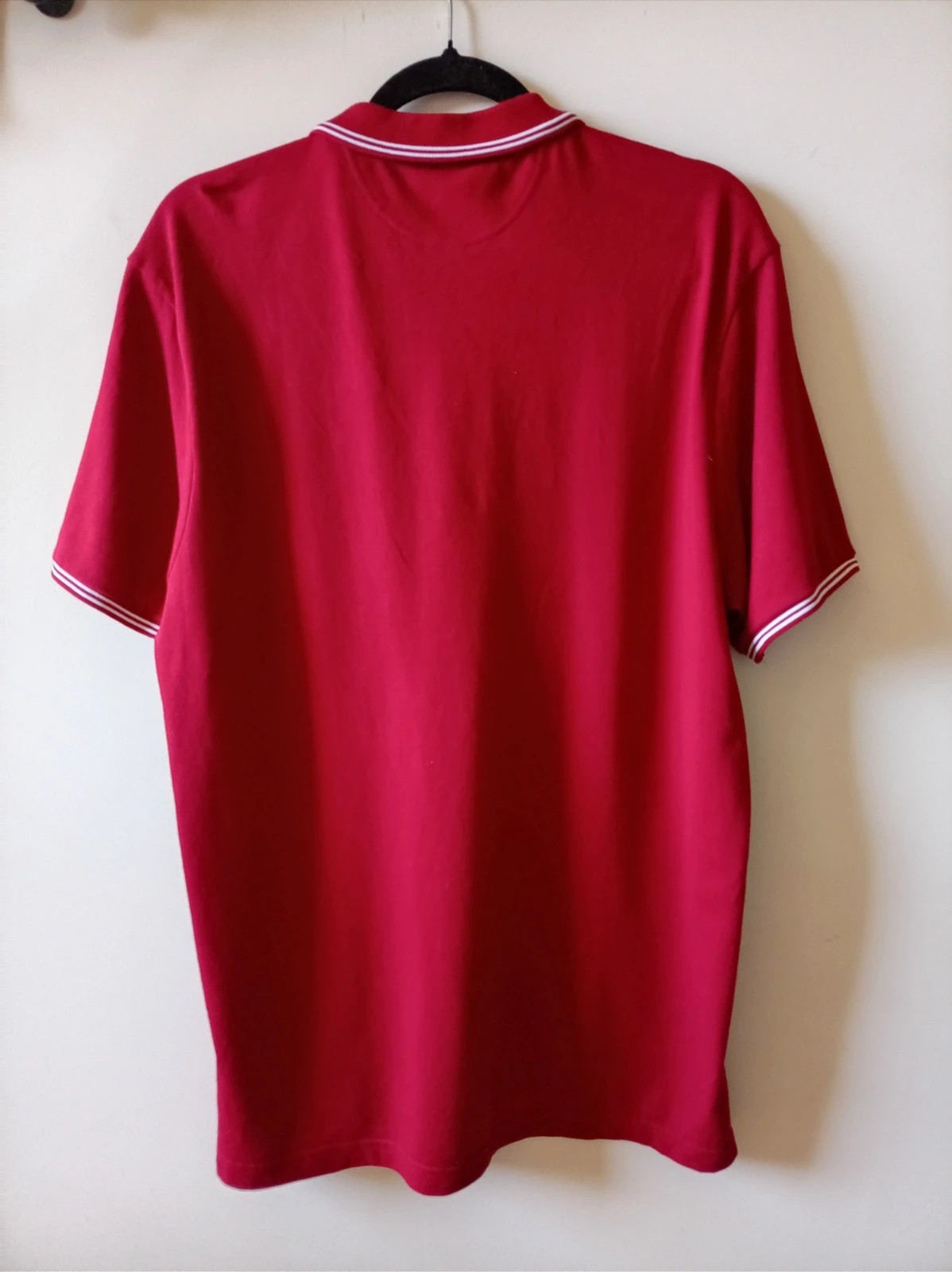 Polo Champion Rojo Easy Fit 2XL Red Vintage Style Short Sleeve Tee Big Size oversized – Champion – taille XXL 2