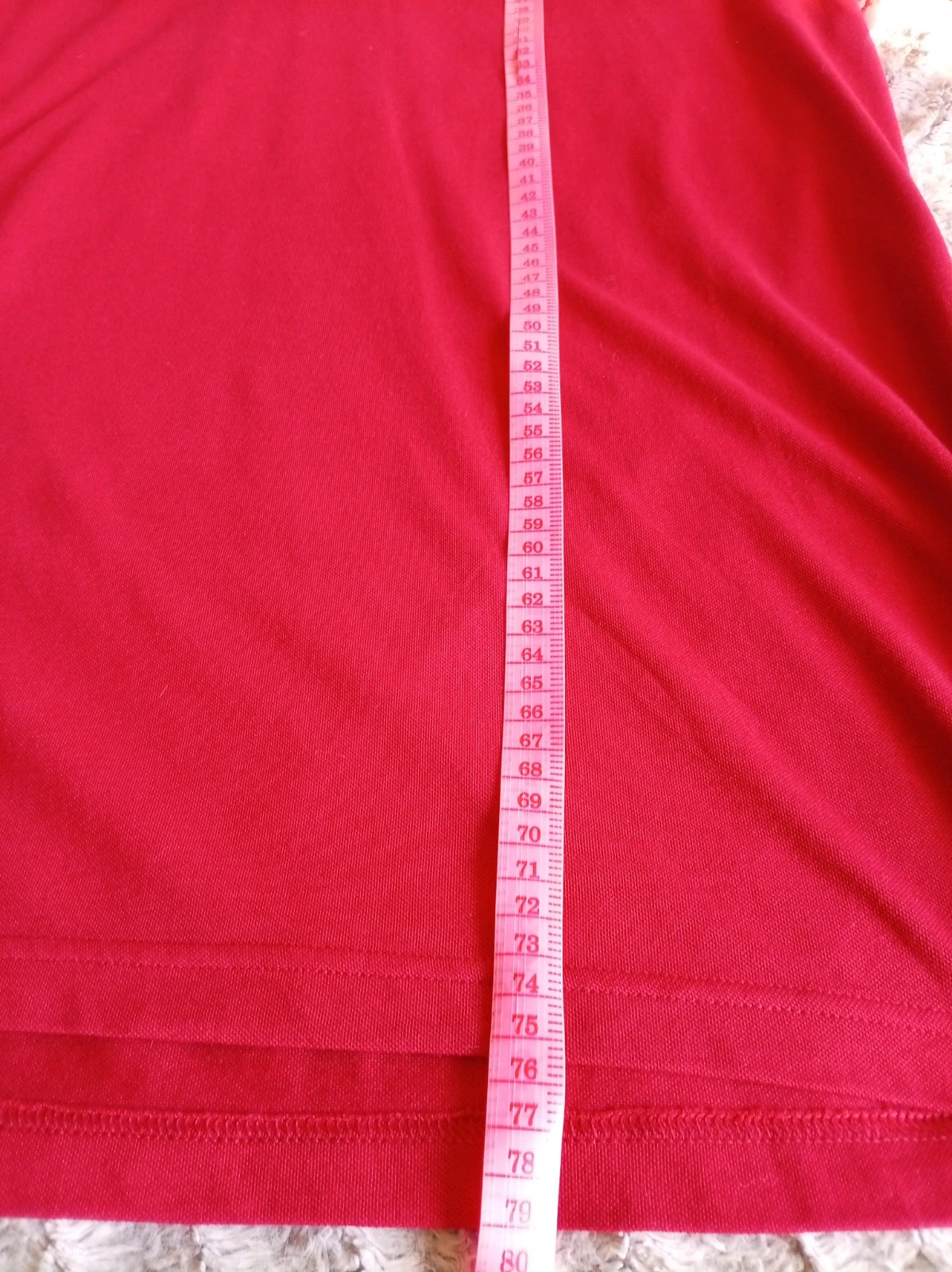 Polo Champion Rojo Easy Fit 2XL Red Vintage Style Short Sleeve Tee Big Size oversized – Champion – taille XXL 5