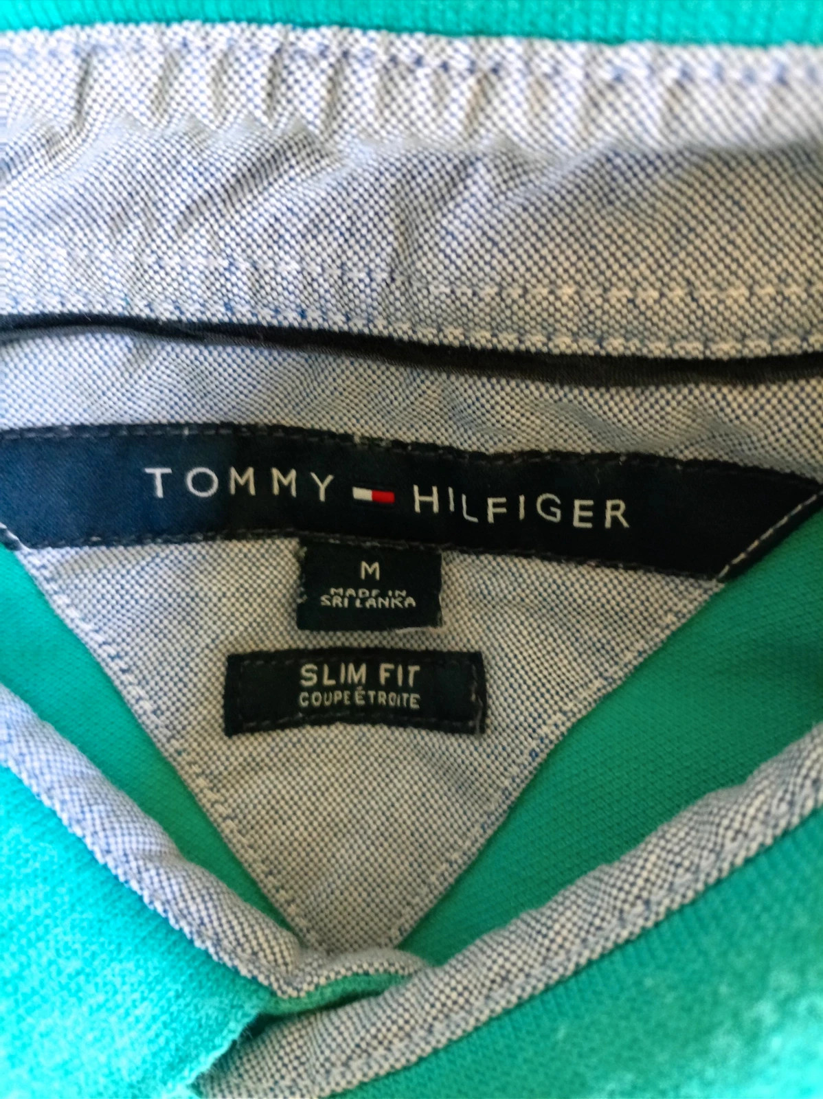 Tommy Hilfiger Polo Slim Fit Turquoise Talla M Cotton – Tommy Hilfiger – taille M 3