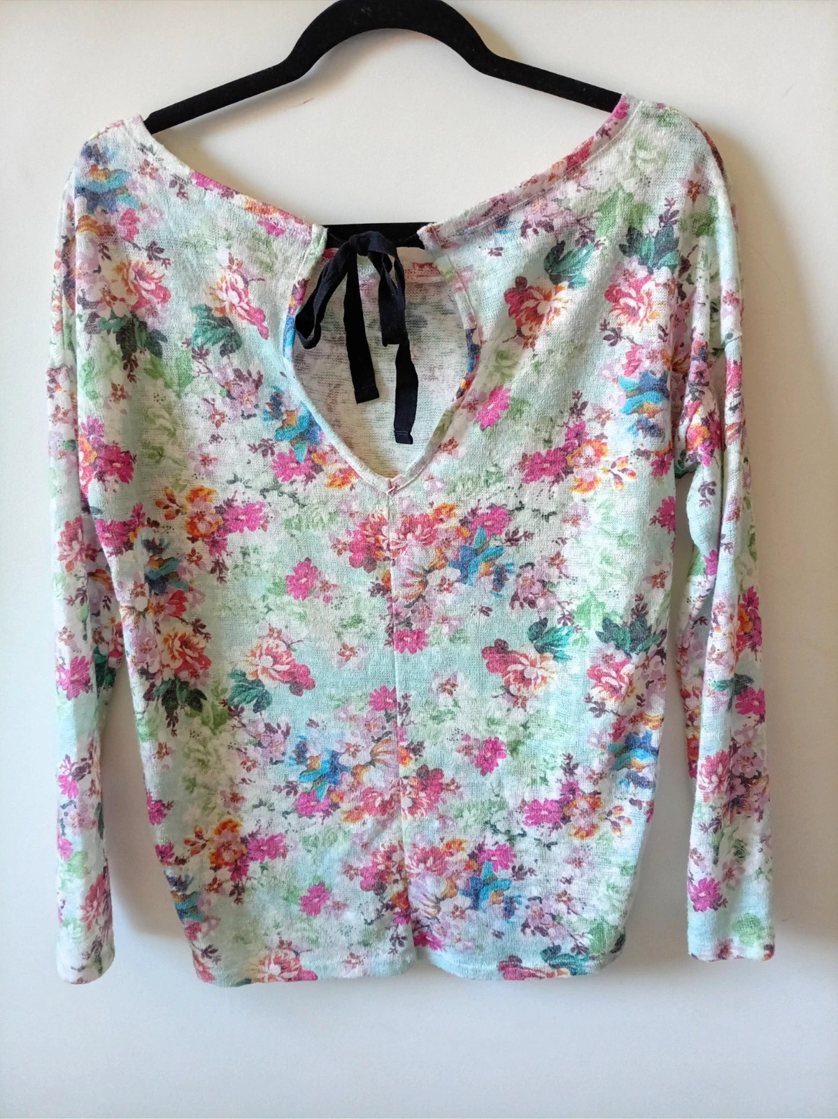 Jersey Bershka Floral S Fino Espalda Descubierta Coquette Top – Bershka – taille S / 36 / 8 2