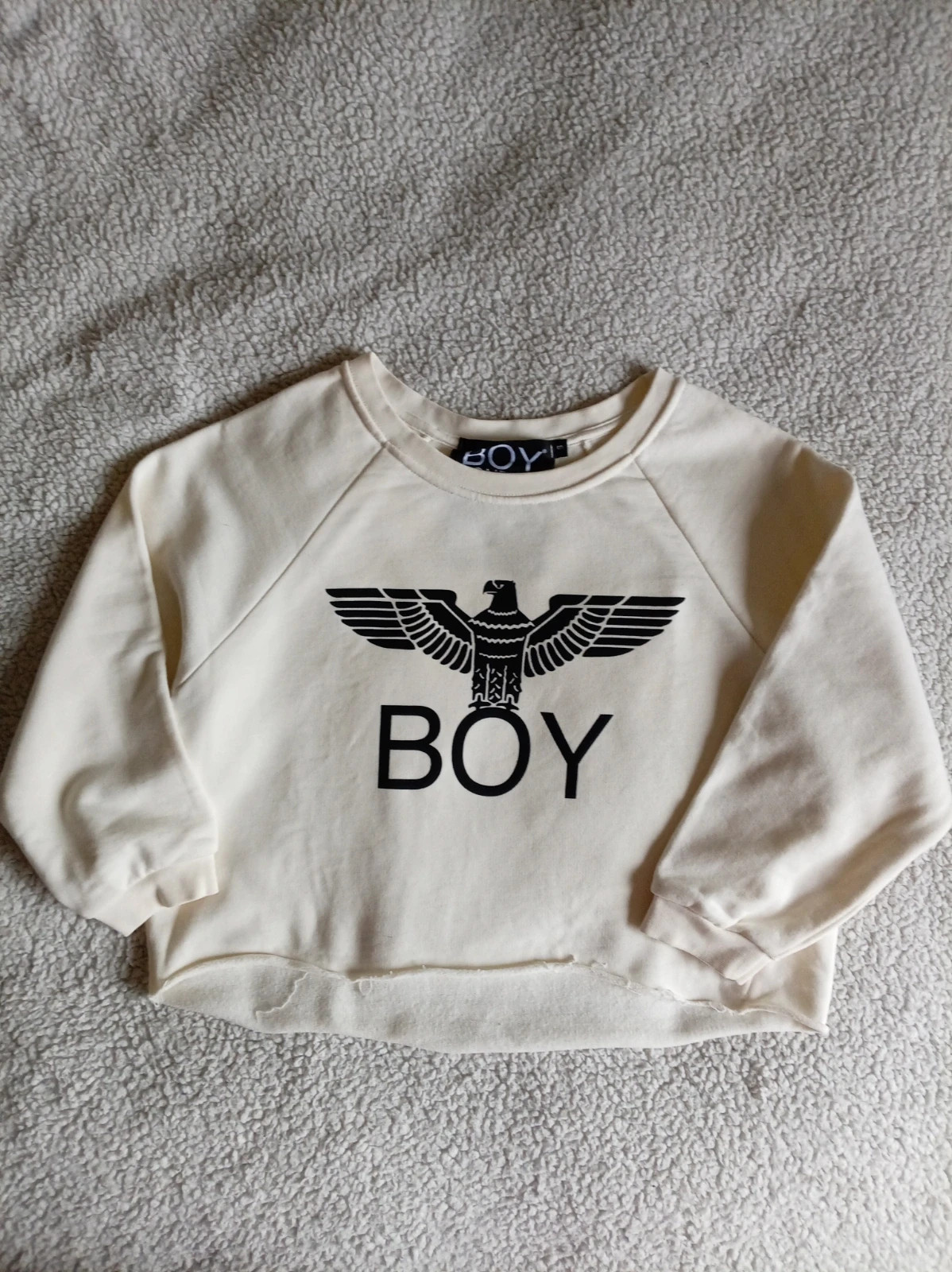 Sudadera BOY London Crema Talla S crop algodon – BOY London – taille S / 36 / 8