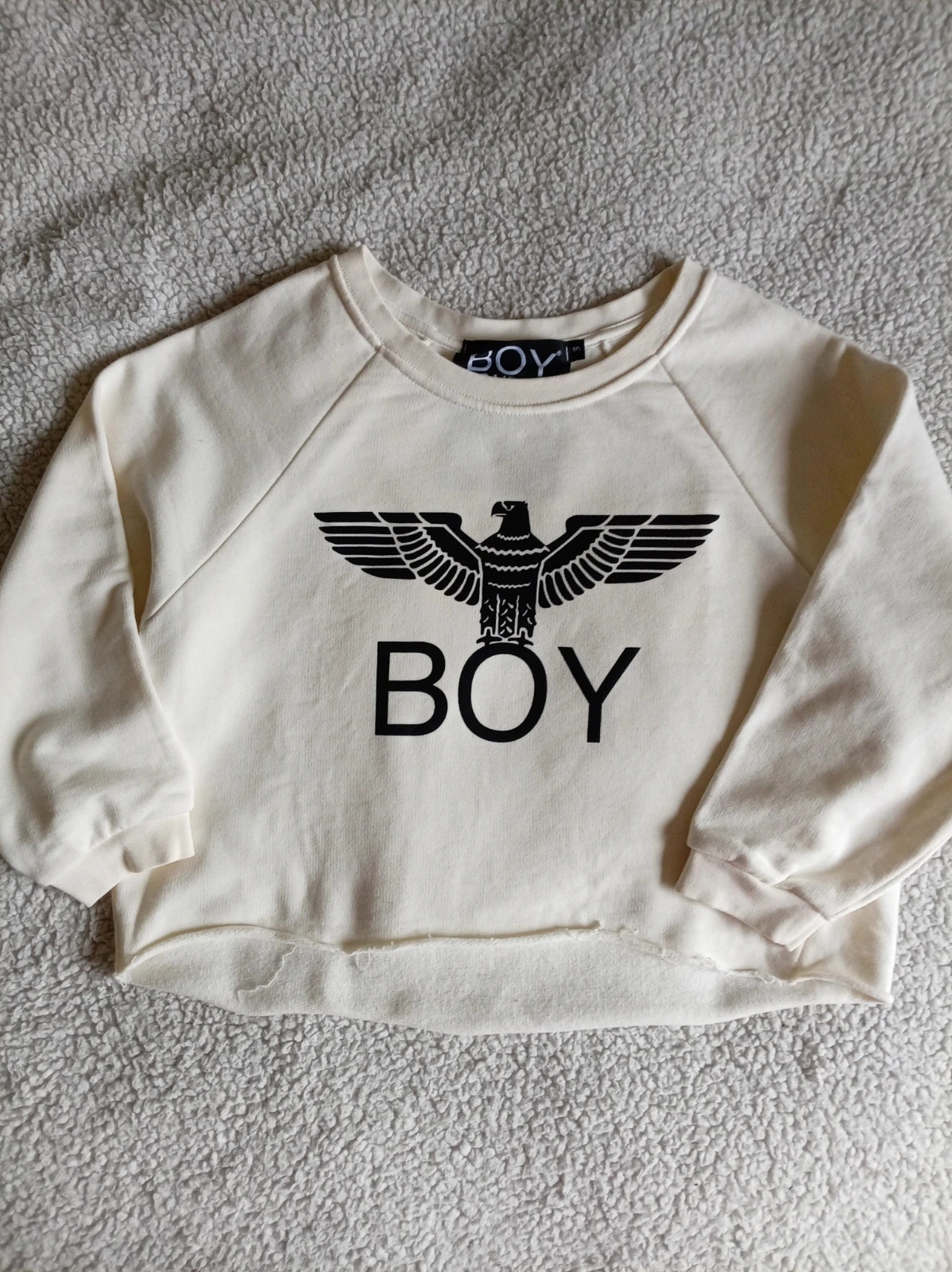 Sudadera BOY London Crema Talla S crop algodon – BOY London – taille S / 36 / 8 3
