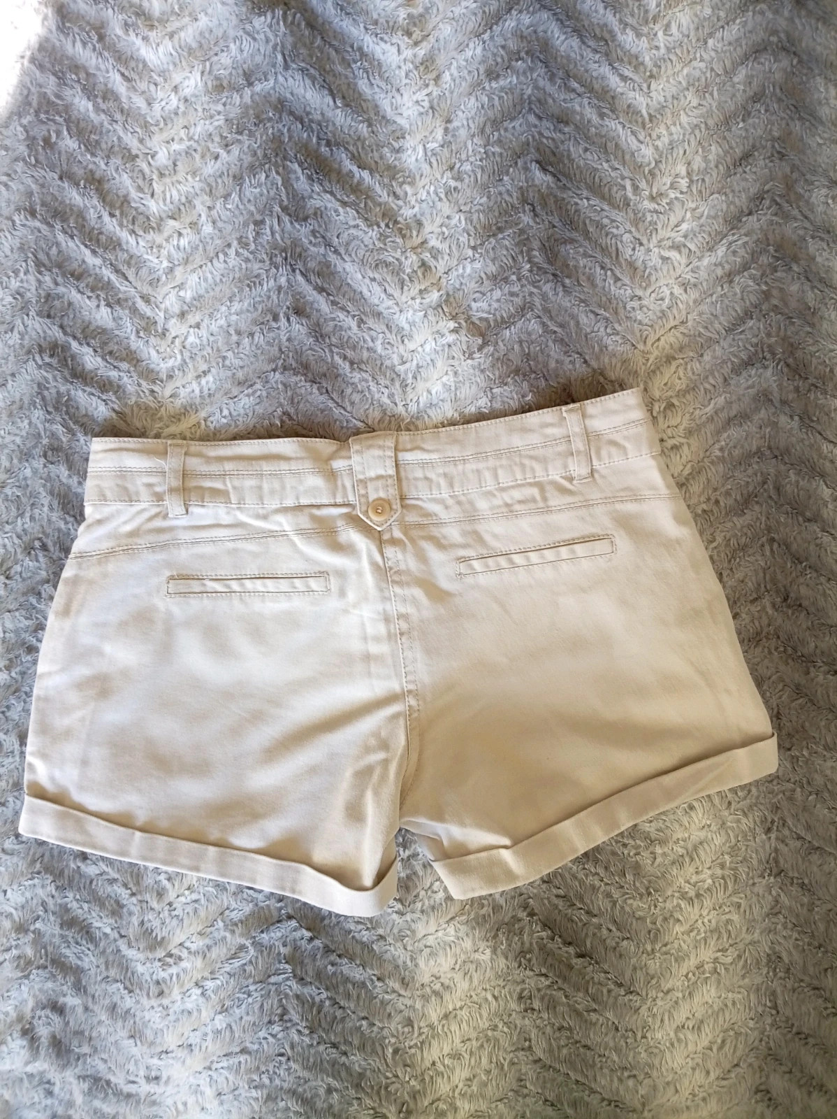 Short Beige Bershka Chino Shorts EUR 40 Summer Casual – Bershka – taille L / 40 / 12 2