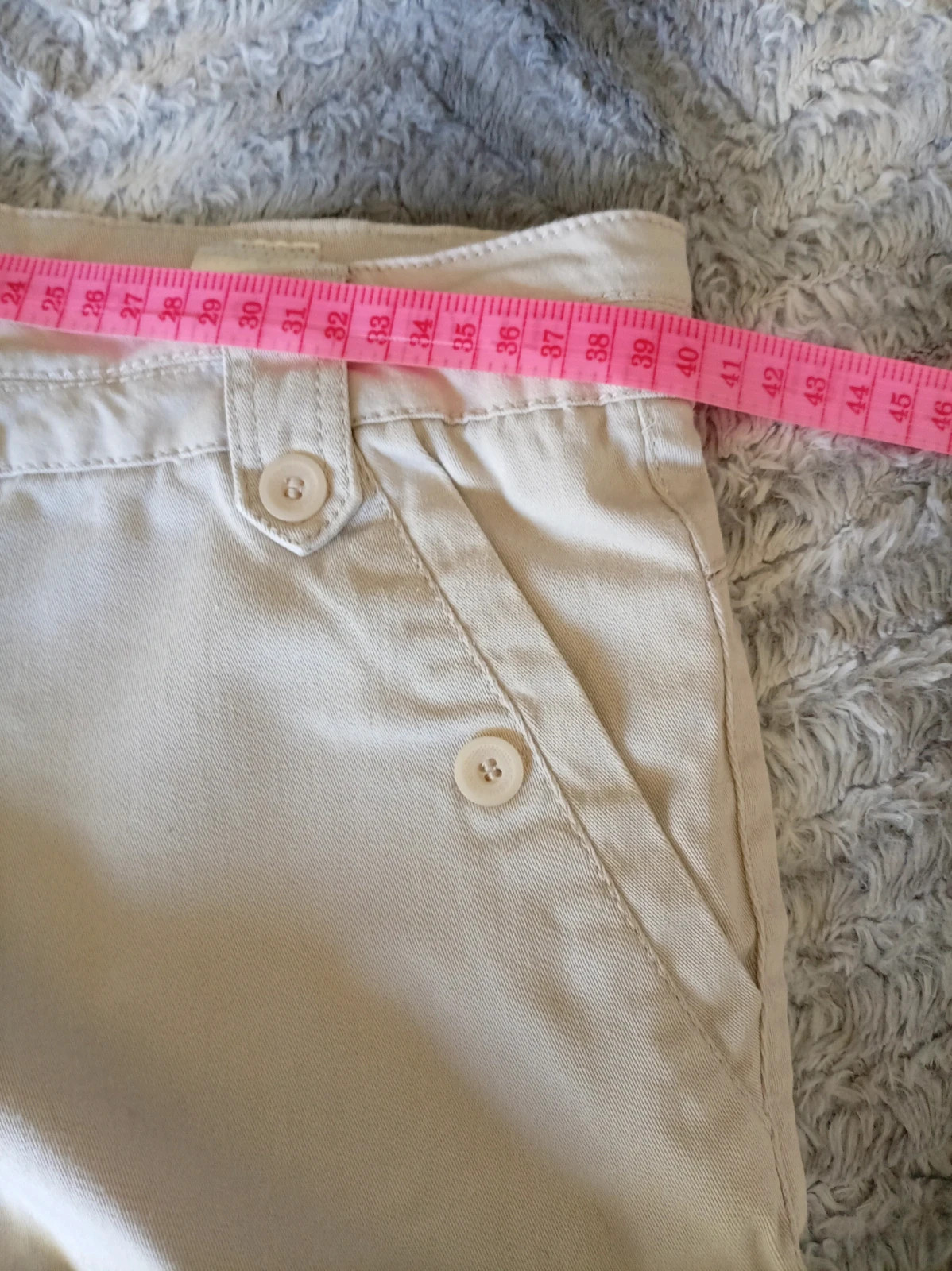 Short Beige Bershka Chino Shorts EUR 40 Summer Casual – Bershka – taille L / 40 / 12 4