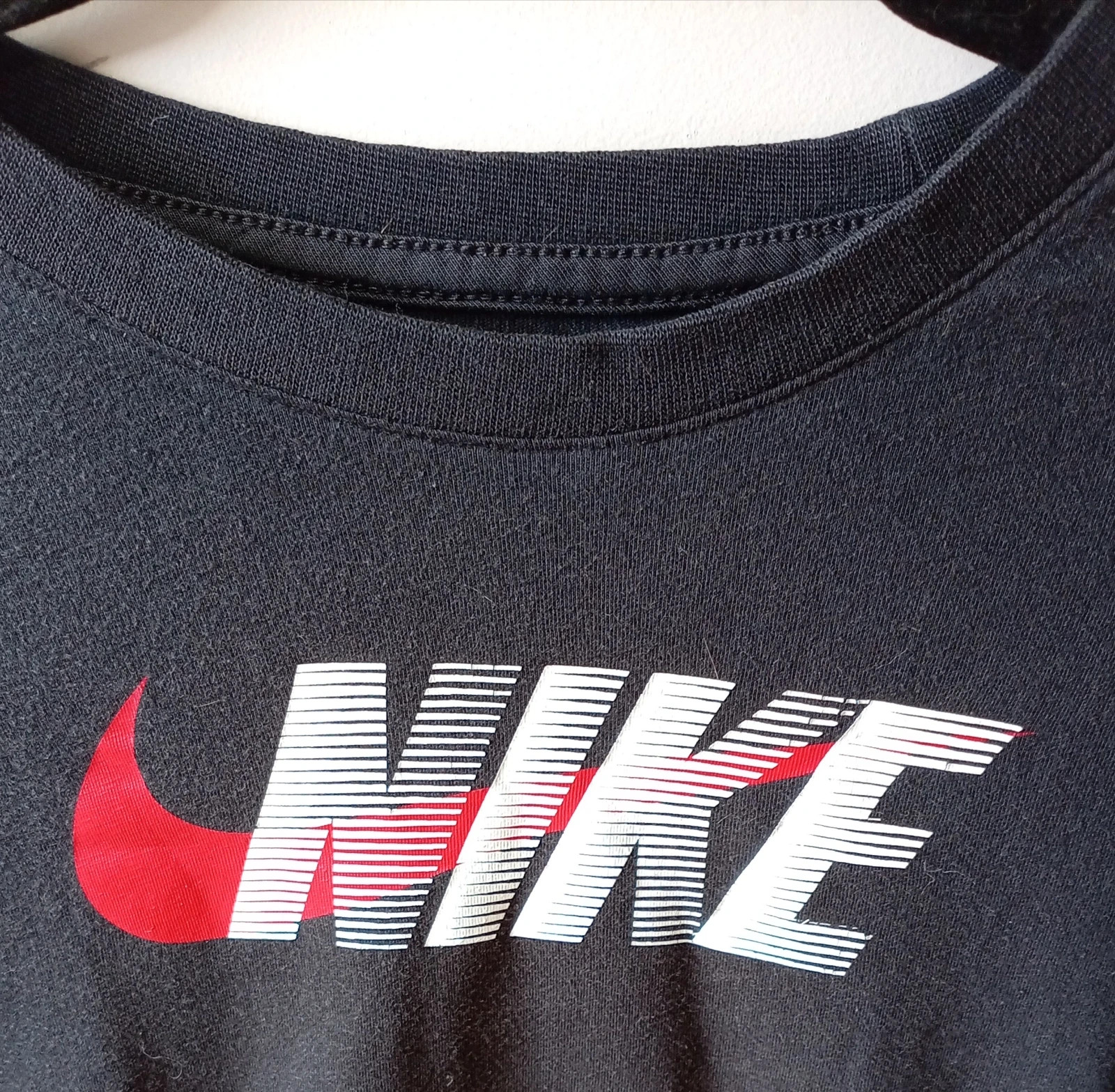 Camiseta Nike Black Tee T-shirt Vintage Look S M unisex – Nike – taille S 2