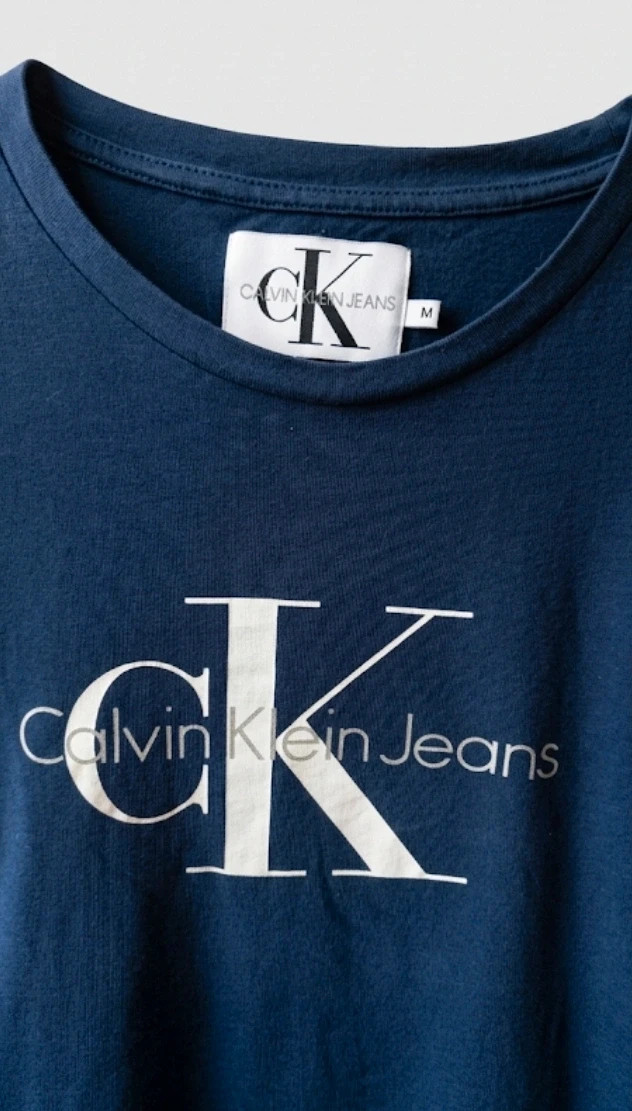 Camiseta Calvin Klein Jeans T-shirt Blue M – Calvin Klein Jeans – taille M / 38 / 10 2
