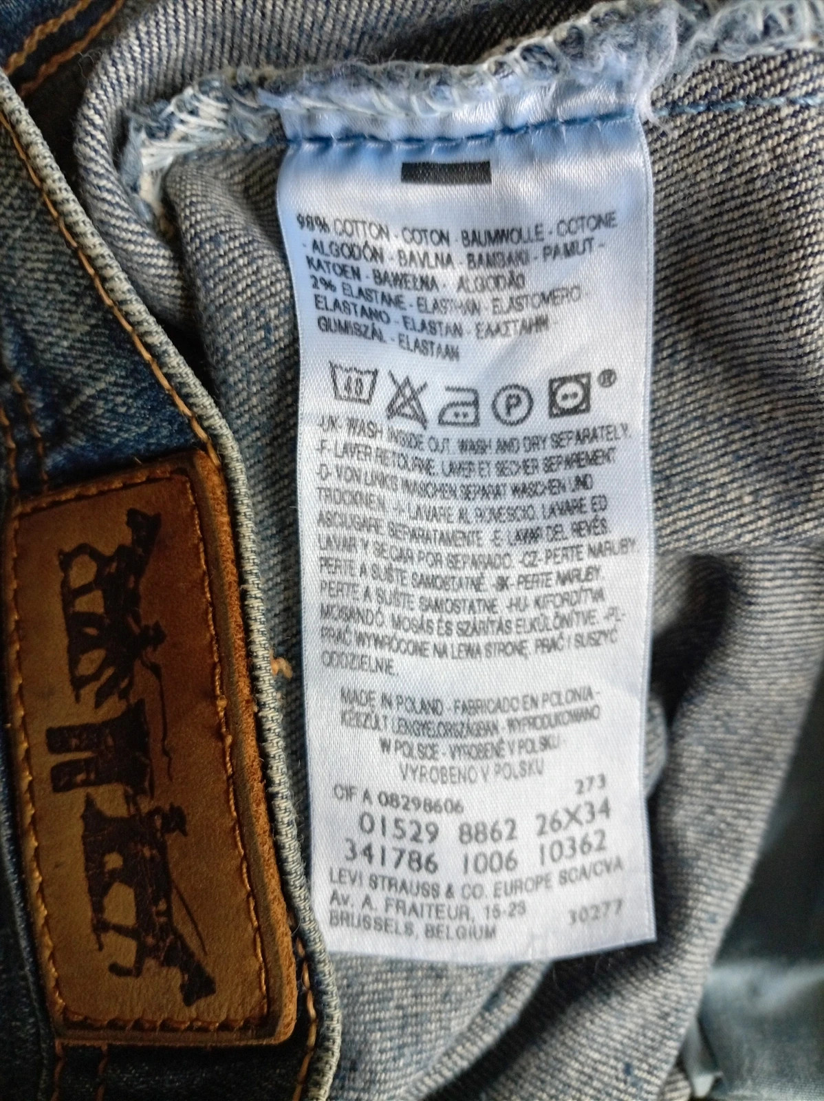 Levi's Demi Curve Bootcut Jeans Vintage W26 L34 Talla S 36 – Levi's – taille S / 36 / 8 5