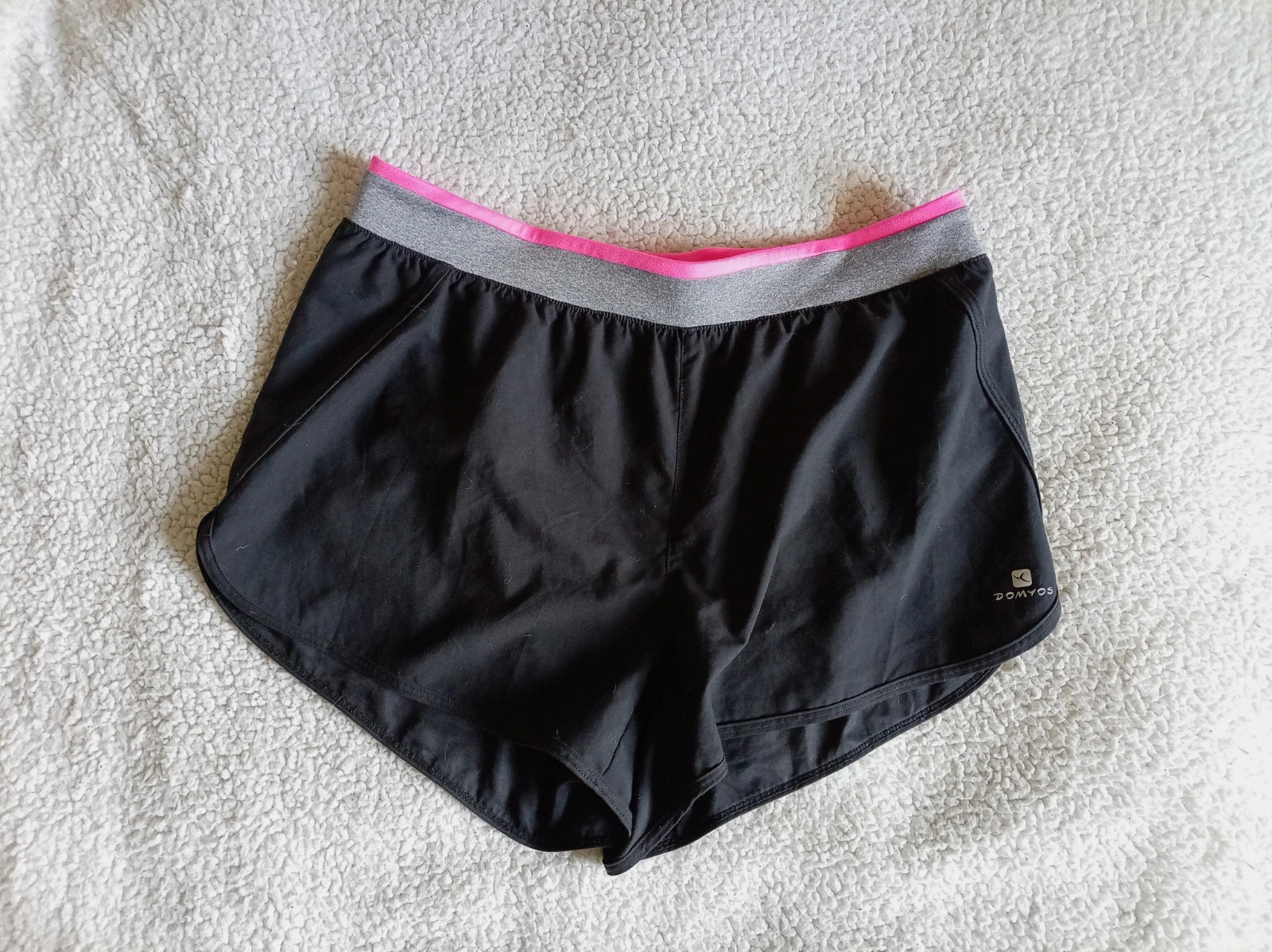 Pantalón corto Domyos M / Short sport noir M / Black Running Shorts M L