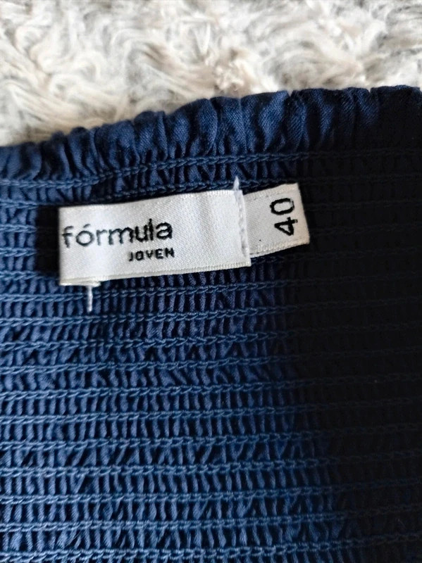 Fórmula Joven Mini Skirt Falda corta Azul Marino Boho Chic Talla M / L – El Corte Inglés – taille L / 40 / 12 5