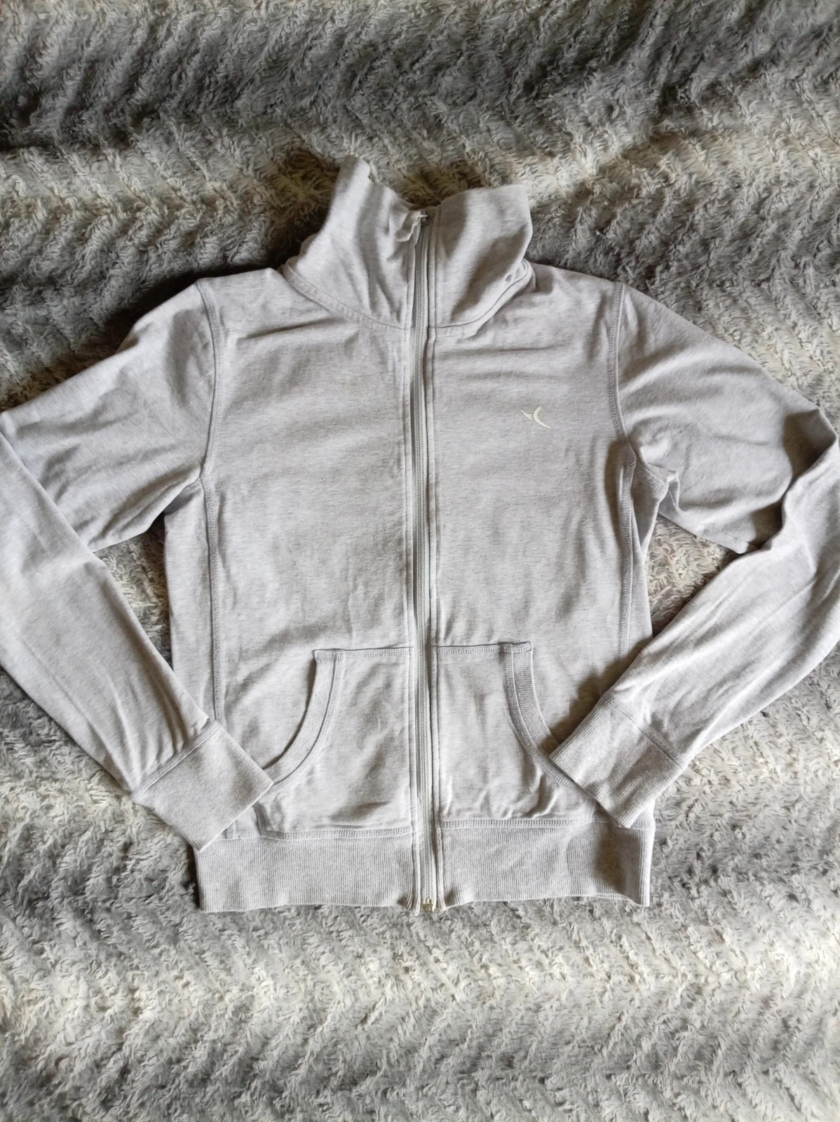 Chaqueta Domyos Gris S Sweat zippé sport gris M/S Gray Zip Hoodie S M Minimalist – Domyos – taille L / 40 / 12 2