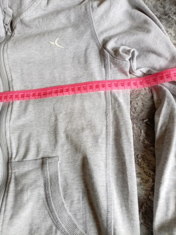 Chaqueta Domyos Gris S Sweat zippé sport gris M/S Gray Zip Hoodie S M Minimalist – Domyos – taille L / 40 / 12 4