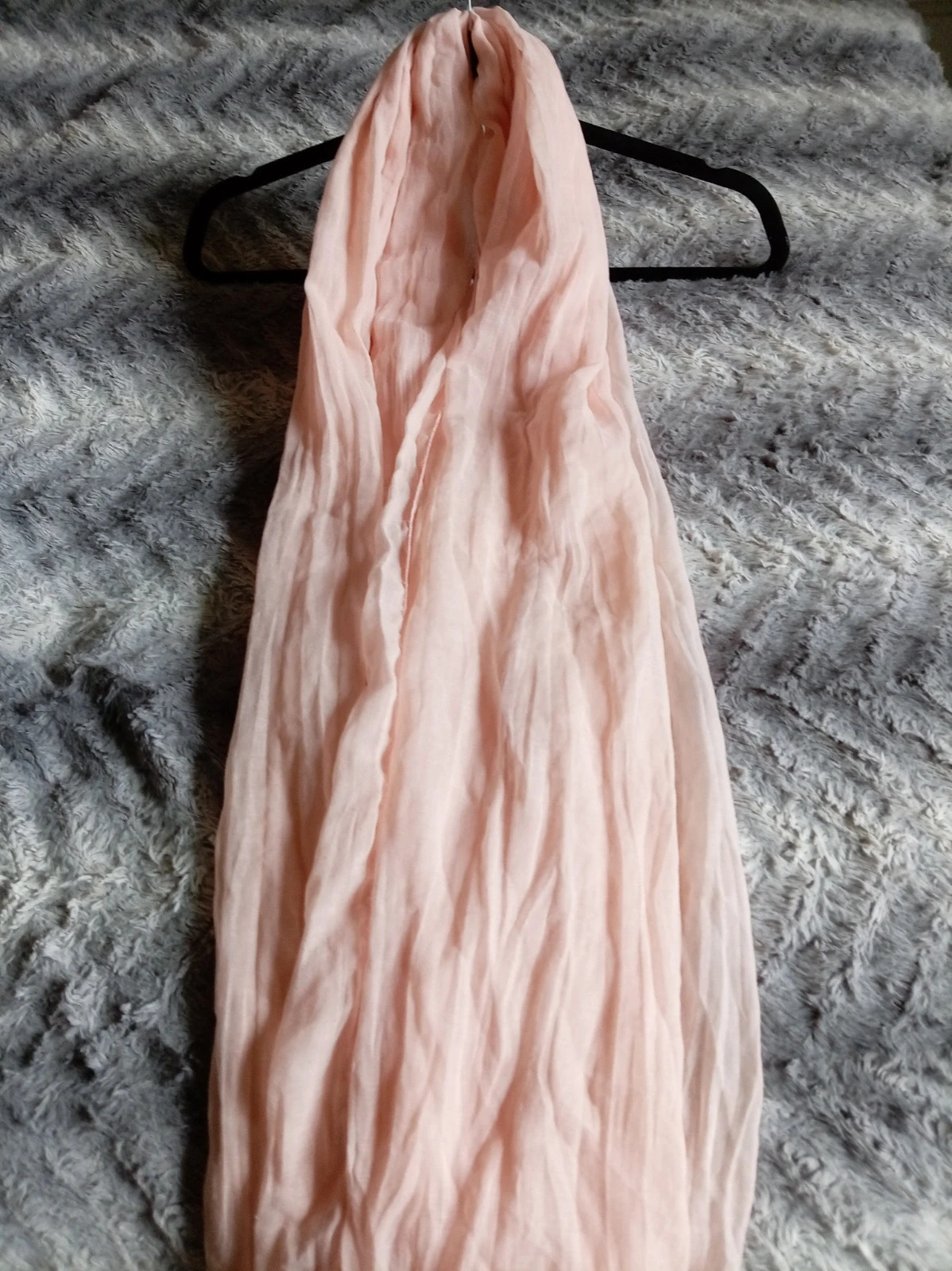 Maxi Foulard Bershka Rosa Pastel / Scarf Pale Pink salmon claro BSK Maxi 1x2m Maxi pañuelo – Bershka