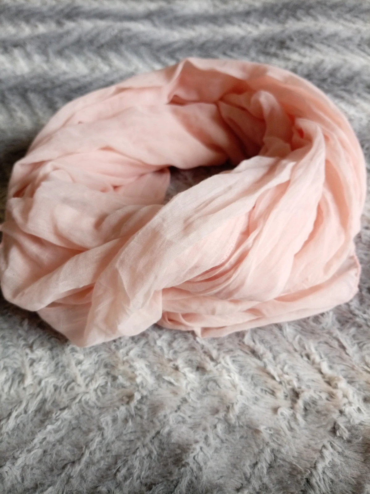Maxi Foulard Bershka Rosa Pastel / Scarf Pale Pink salmon claro BSK Maxi 1x2m Maxi pañuelo – Bershka 3