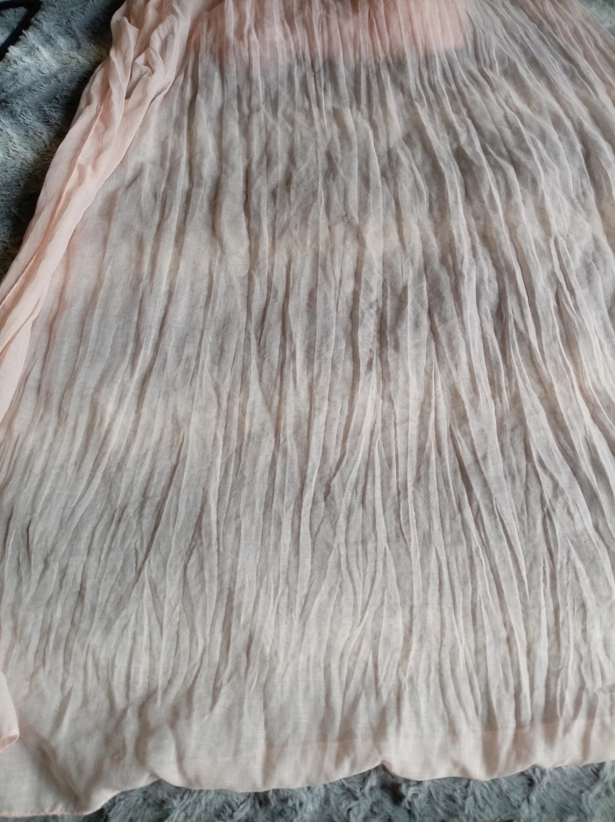 Maxi Foulard Bershka Rosa Pastel / Scarf Pale Pink salmon claro BSK Maxi 1x2m Maxi pañuelo – Bershka 4