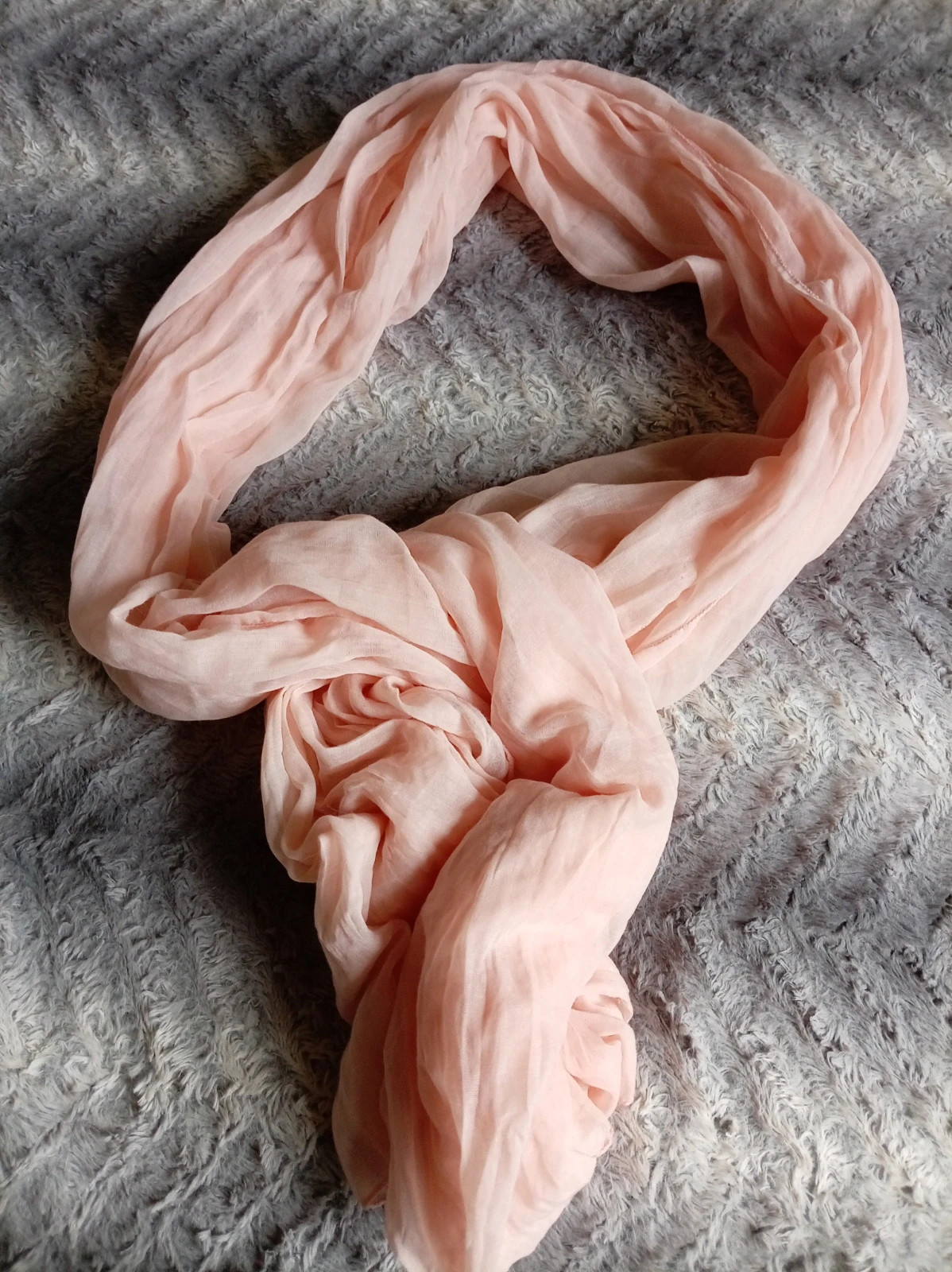 Maxi Foulard Bershka Rosa Pastel / Scarf Pale Pink salmon claro BSK Maxi 1x2m Maxi pañuelo – Bershka 5