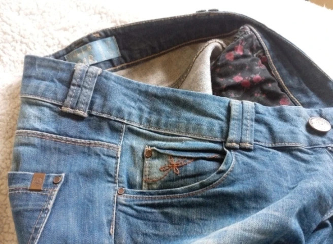 Vaquero Jeans Pull & Bear Bootcut Flare Vintage Style Azul Talla 36 /38 S M – Pull & Bear – taille S / 36 / 8 4