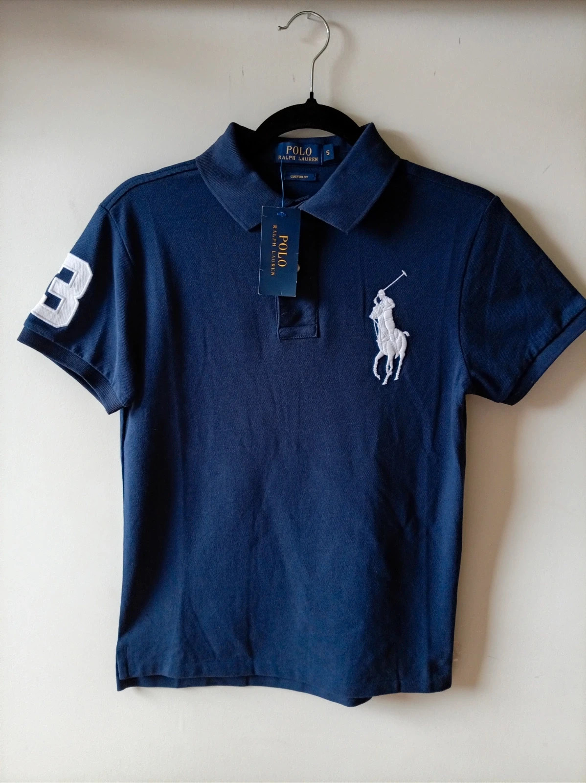 Polo Ralph Lauren Big Pony Navy Blue Talla Taille S Custom Fit – Ralph Lauren – taille S 2