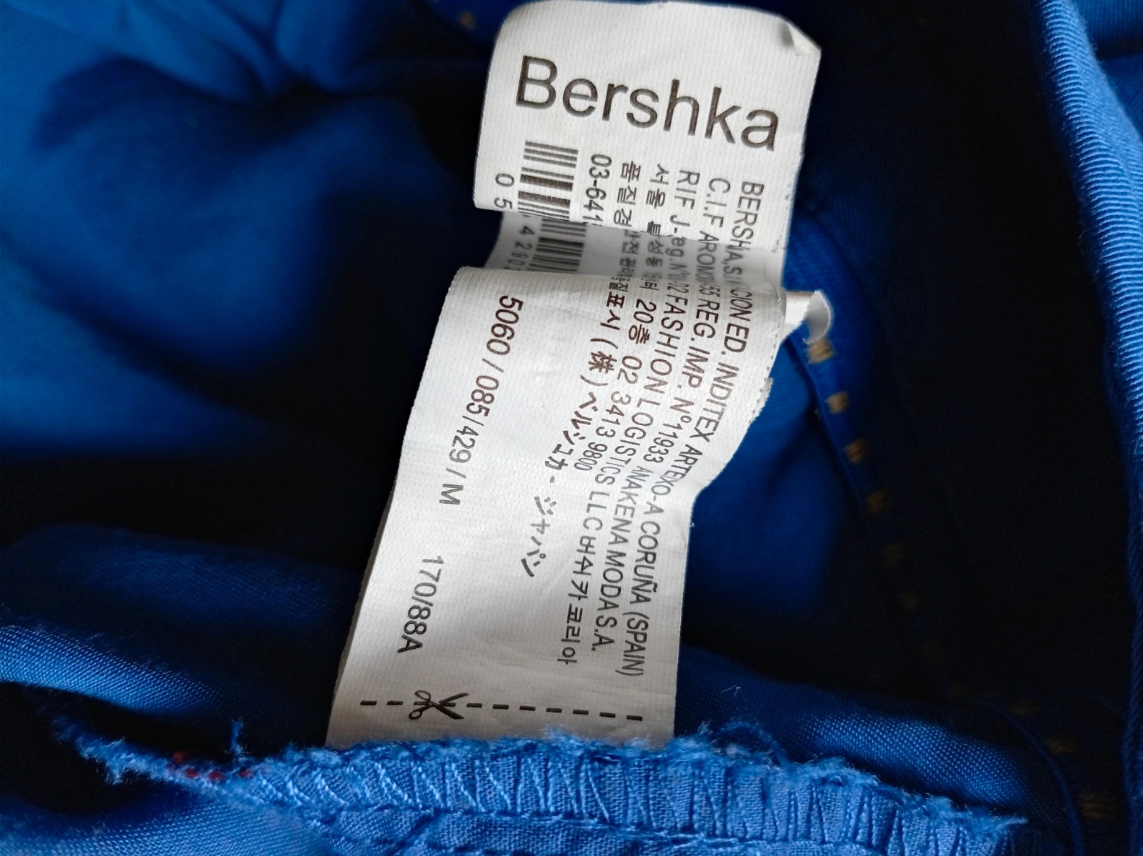 Pantalón Harem Bershka Blue Jogger Trousers Talla M / 38 – Bershka – taille M / 38 / 10 3