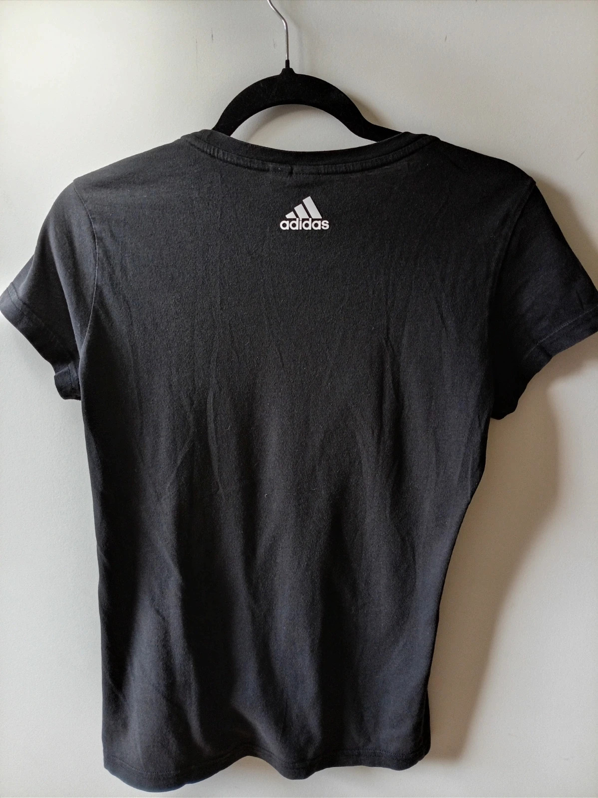 Camiseta Adidas Negra Talla S / Black Adidas T-shirt logo – adidas – taille S / 36 / 8 4