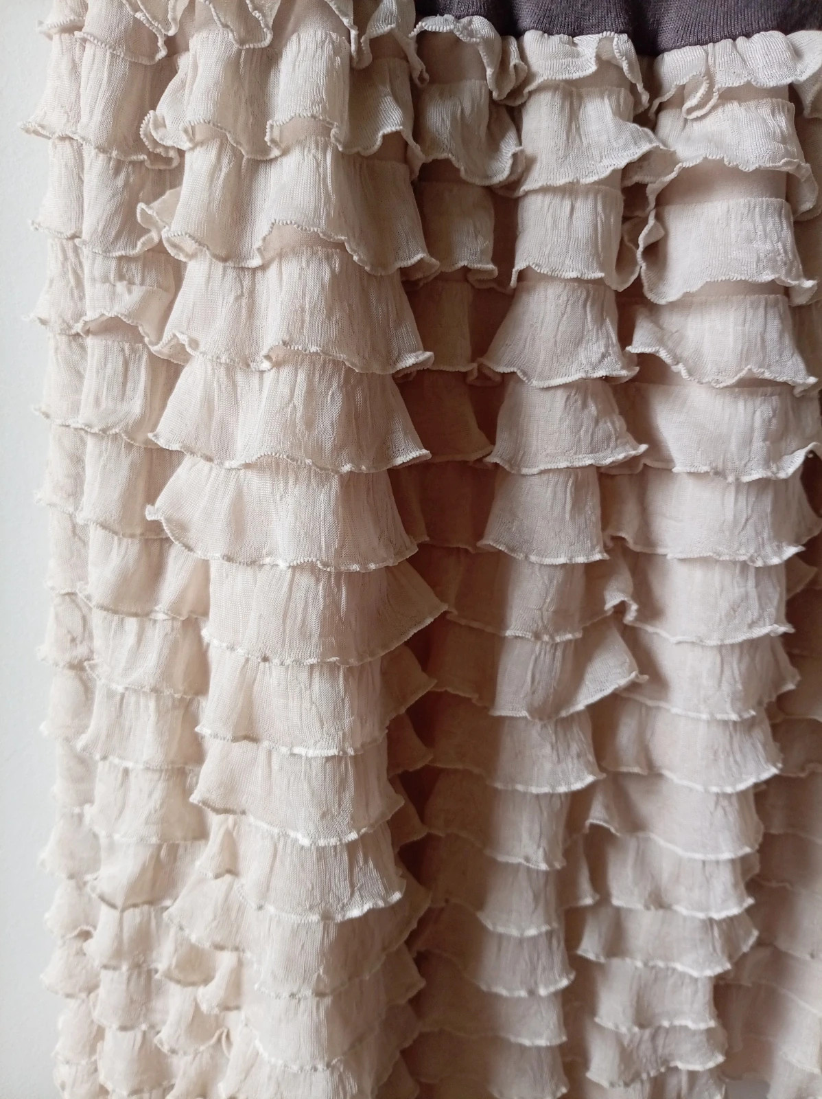 Zara Basic Ruffle Dress / Vestido Volantes Marrón M – Zara – taille M / 38 / 10 2
