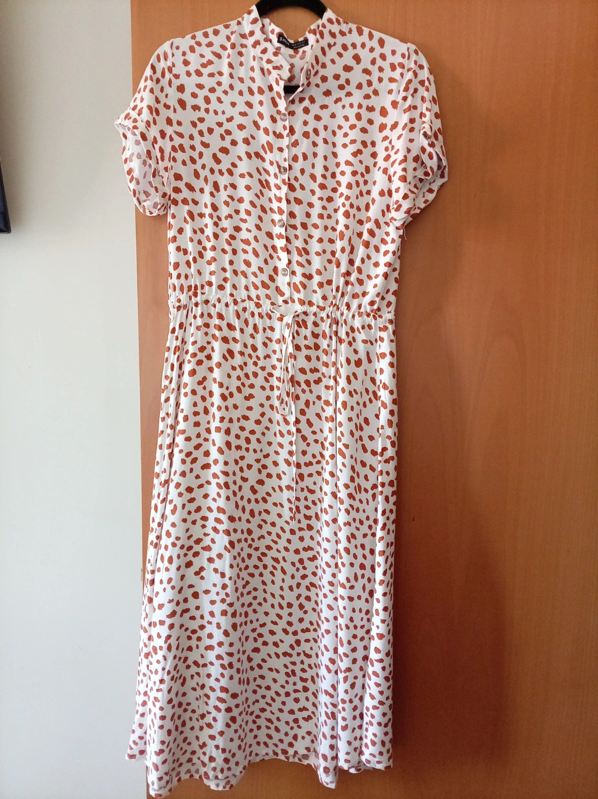 vestido midi talla M rust animal print robe midi Shein – Shein – taille M / 38 / 10