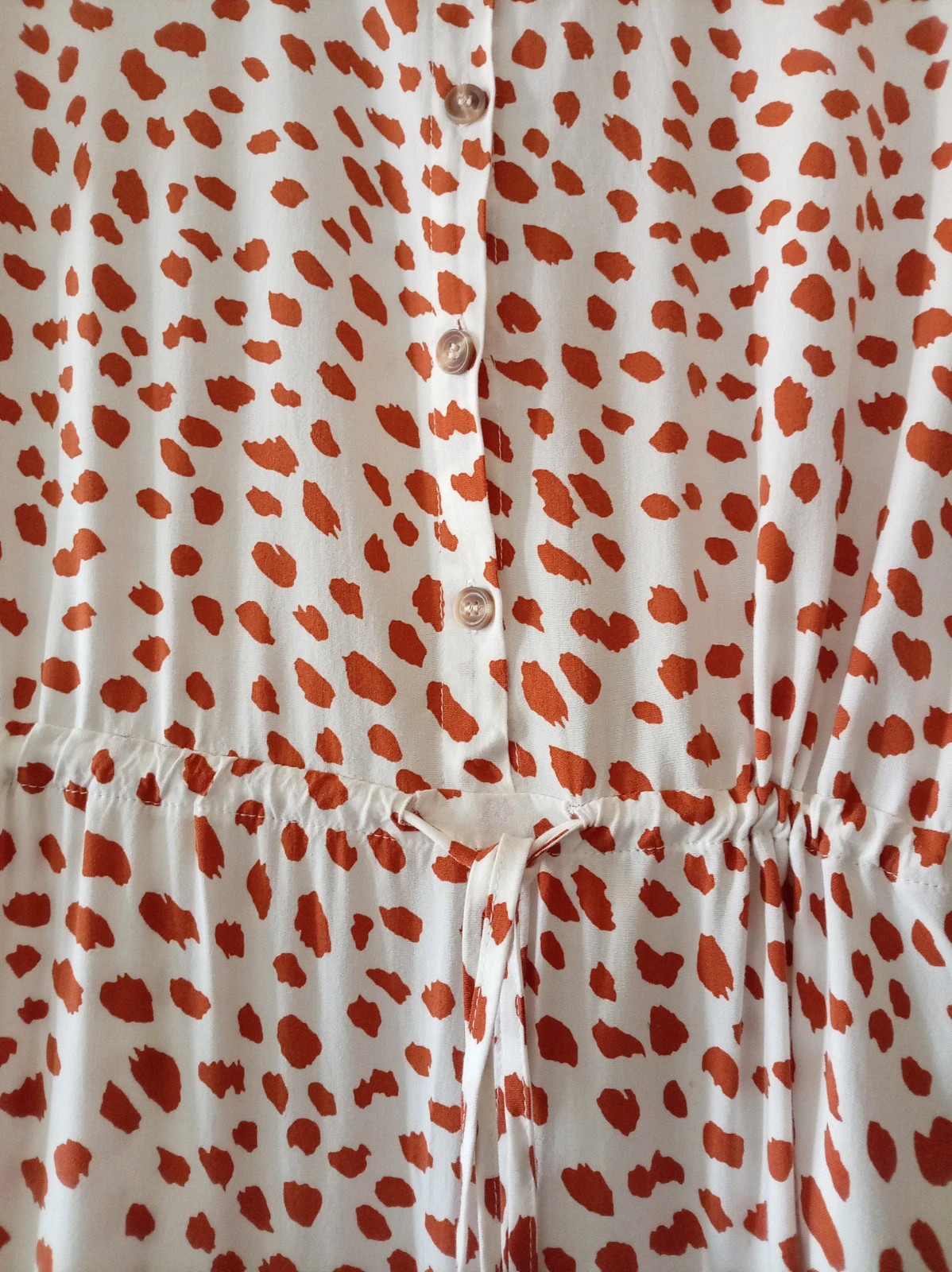 vestido midi talla M rust animal print robe midi Shein – Shein – taille M / 38 / 10 2
