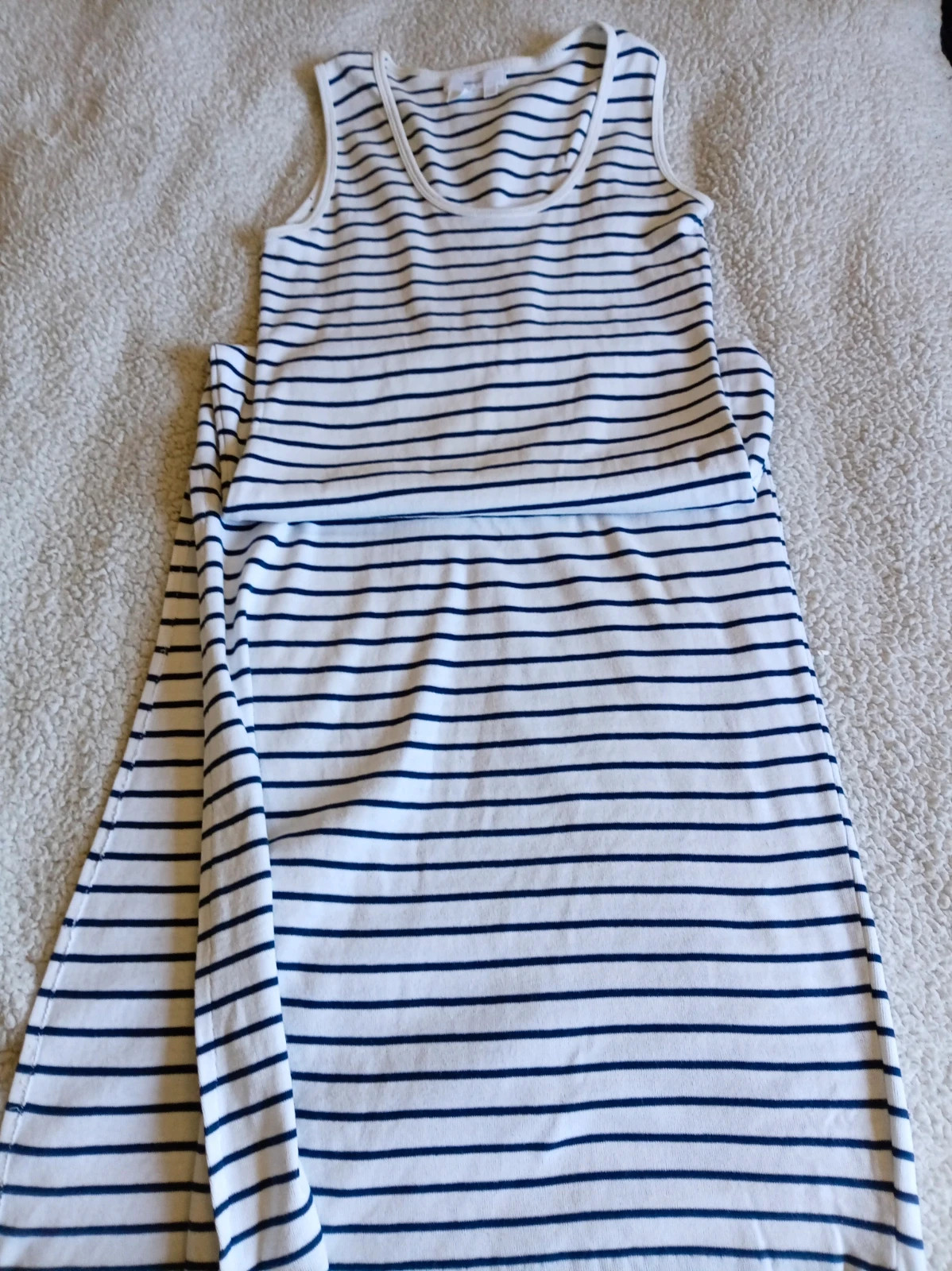 Vestido largo Rayas Zara Sport Maxi Striped Dress (Navy/Marin) tall S / M – Zara – taille M / 38 / 10 2