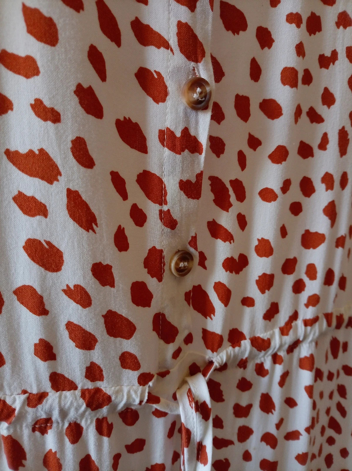 vestido midi talla M rust animal print robe midi Shein – Shein – taille M / 38 / 10 3