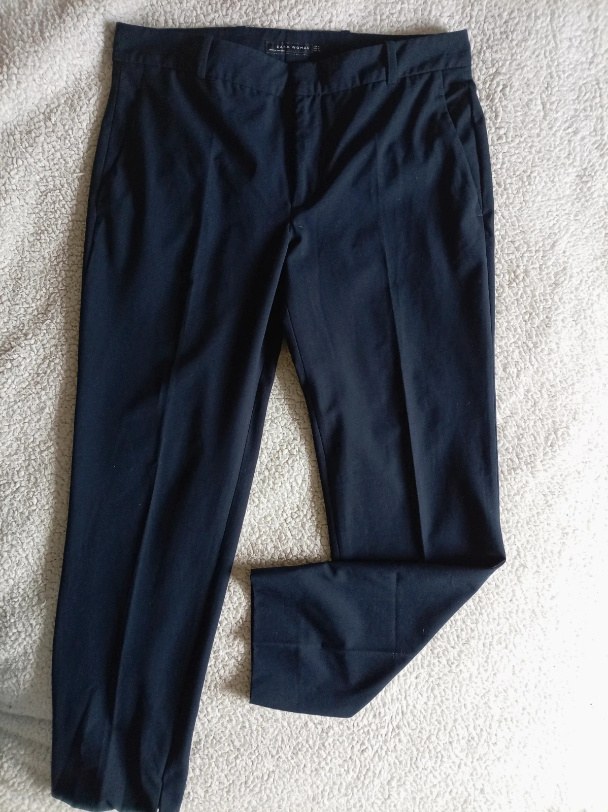Pantalón de vestir Zara Woman Azul Marino Talla M