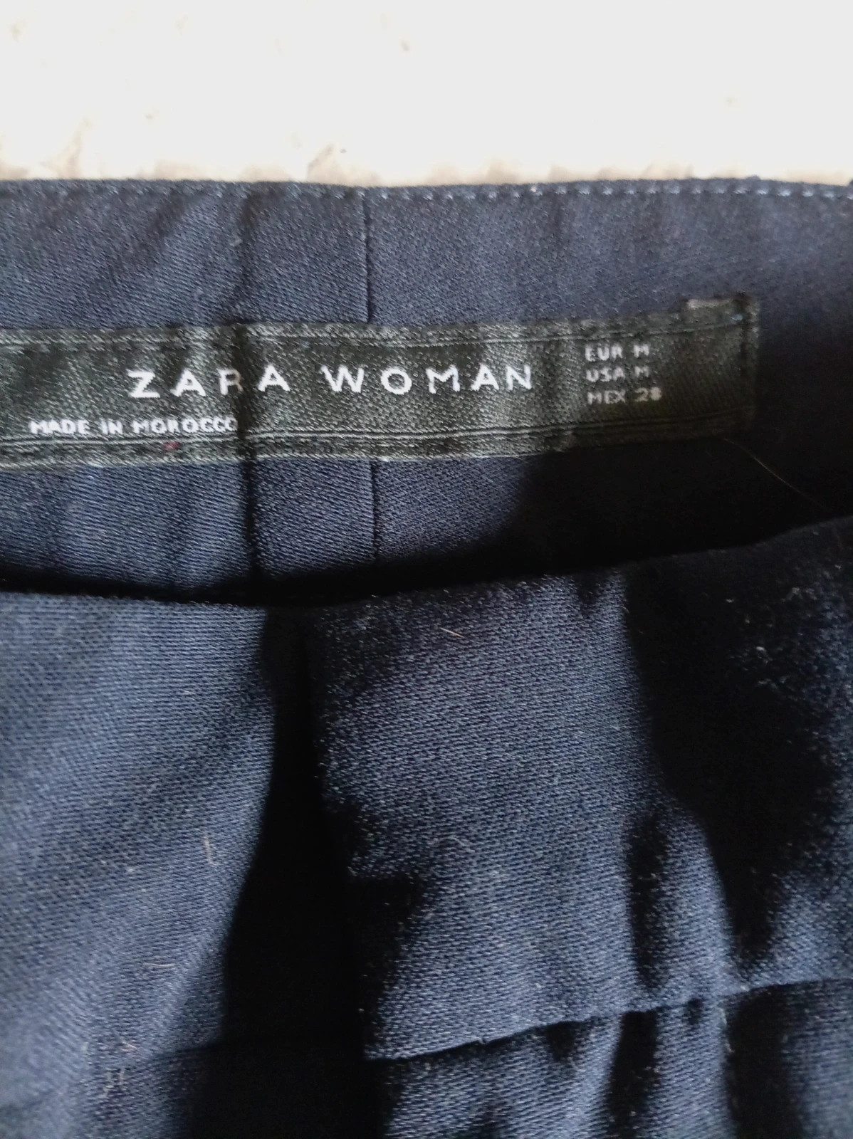Pantalón de vestir Zara Woman Azul Marino Talla M – Zara Woman – taille M / 38 / 10 4